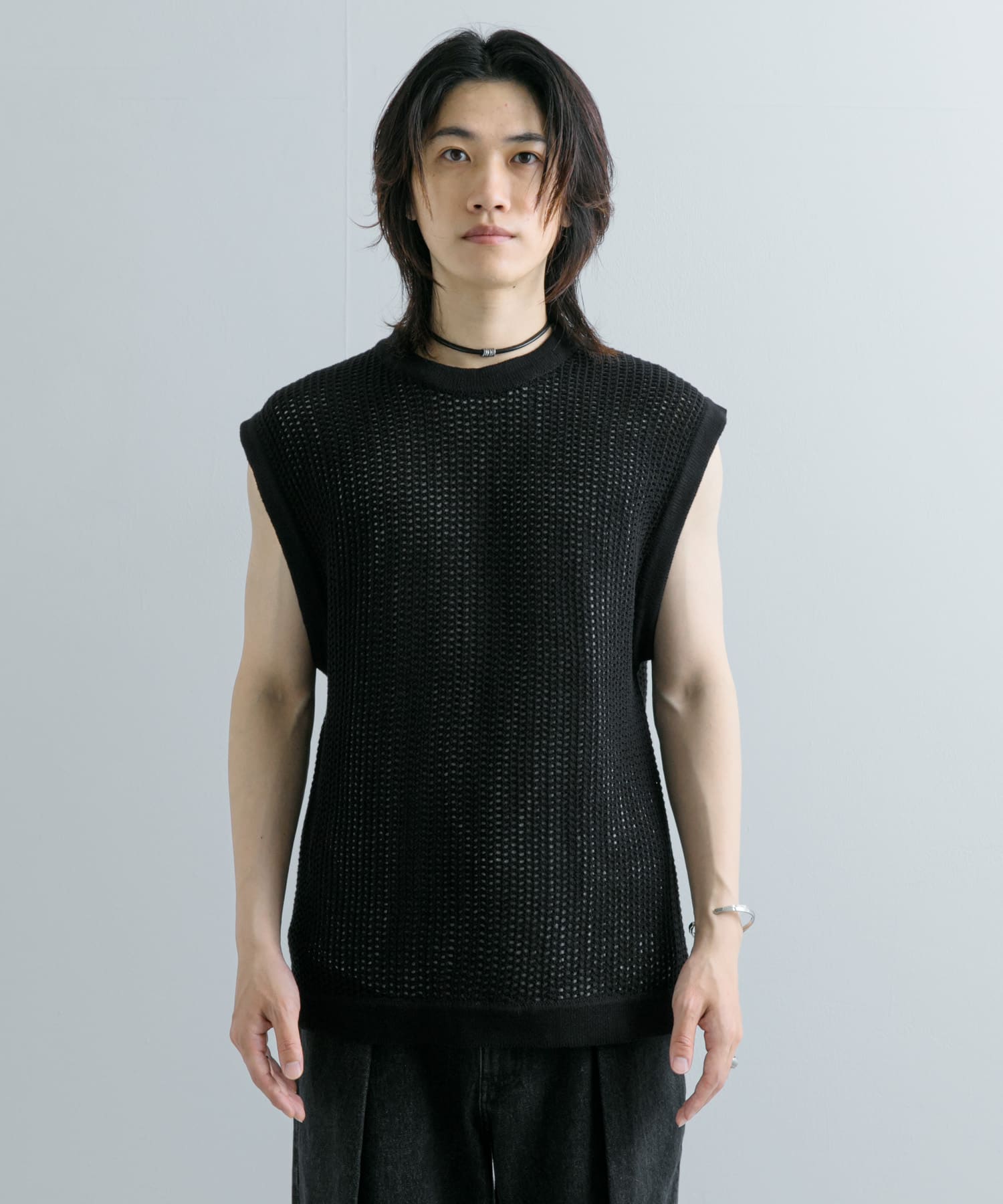 シアーメッシュニットベスト(M IVORY): トップス｜URBAN RESEARCH公式 
