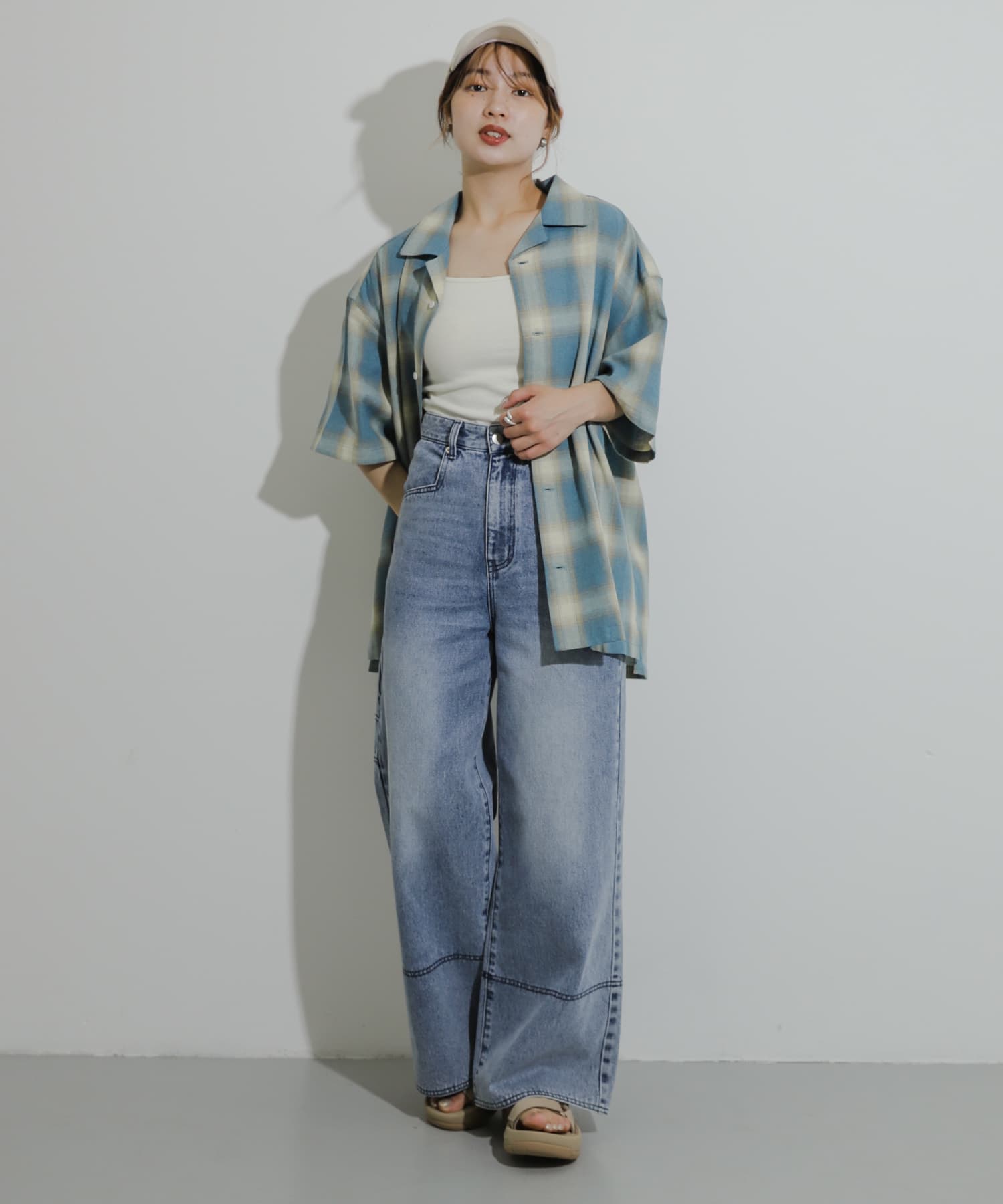 身長：158cm サイズ：L