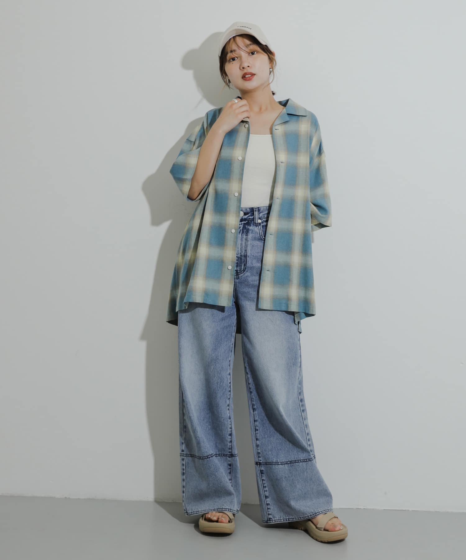 身長：158cm サイズ：L