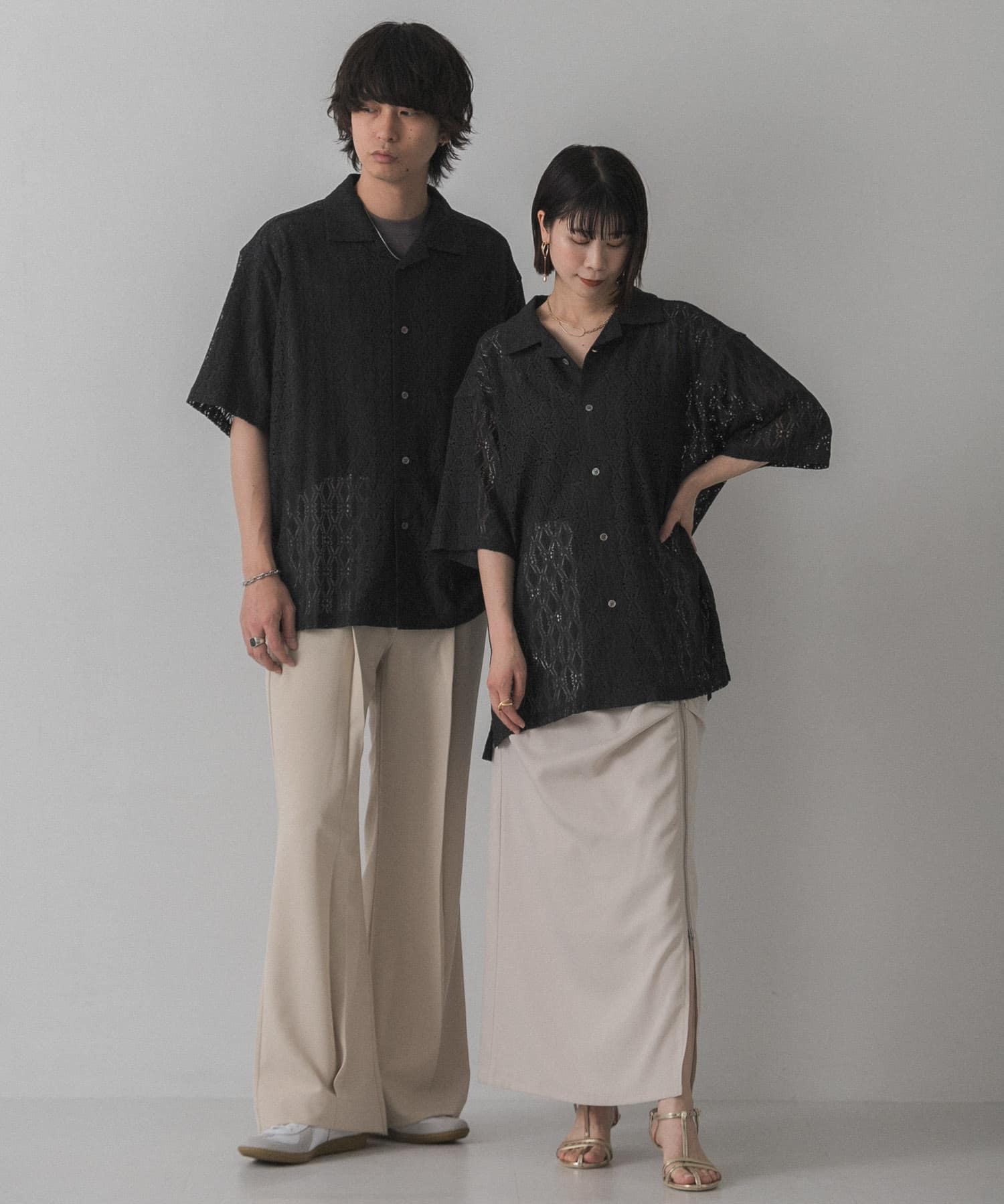 身長：172cm サイズ：L / 身長：160cm サイズ：M