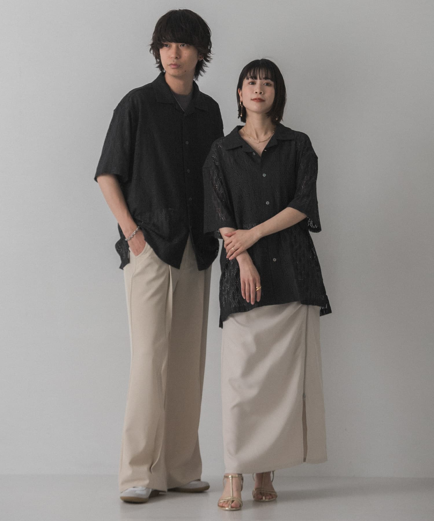 身長：172cm サイズ：L / 身長：160cm サイズ：M