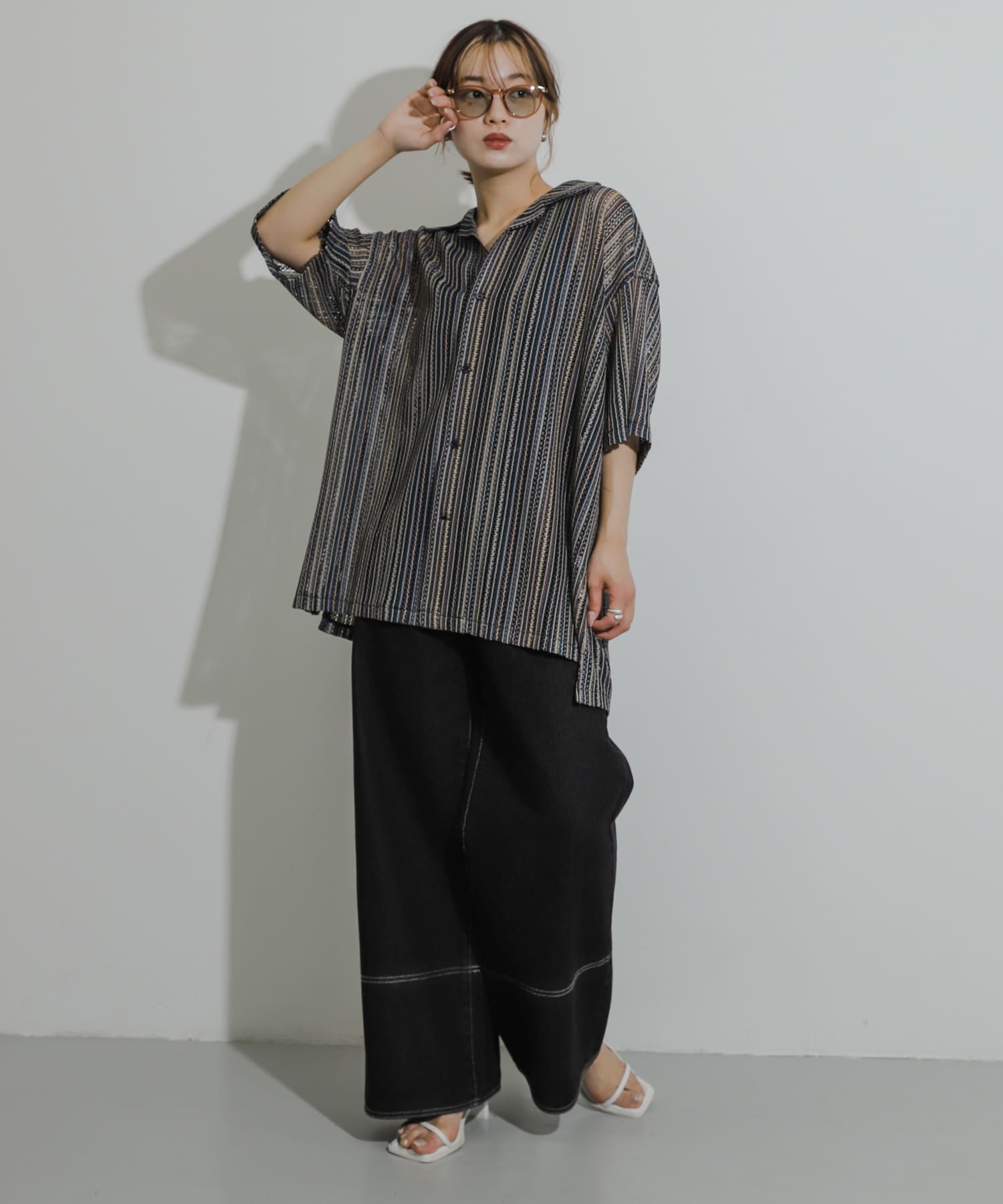 身長：158cm サイズ：L