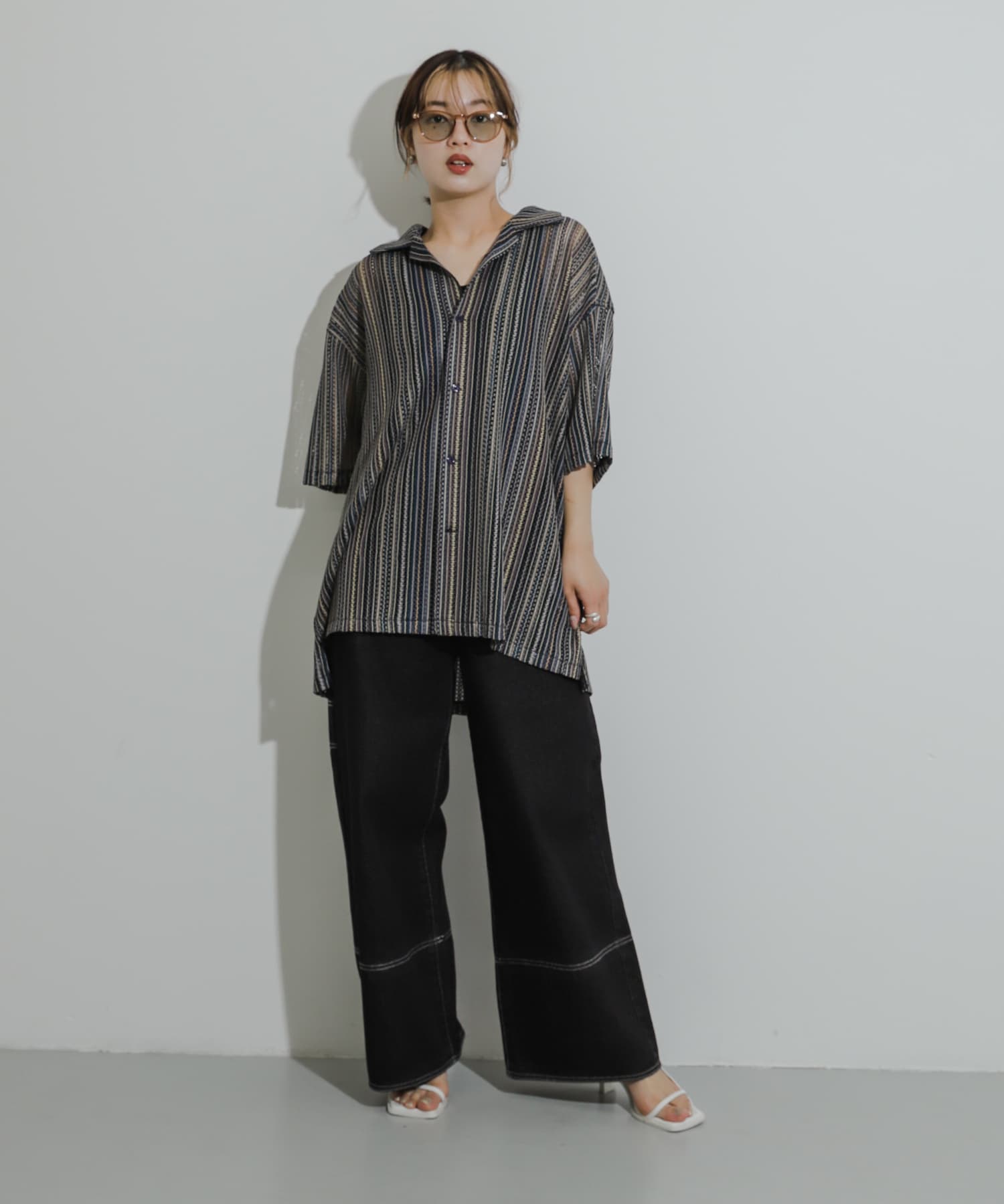 身長：158cm サイズ：L