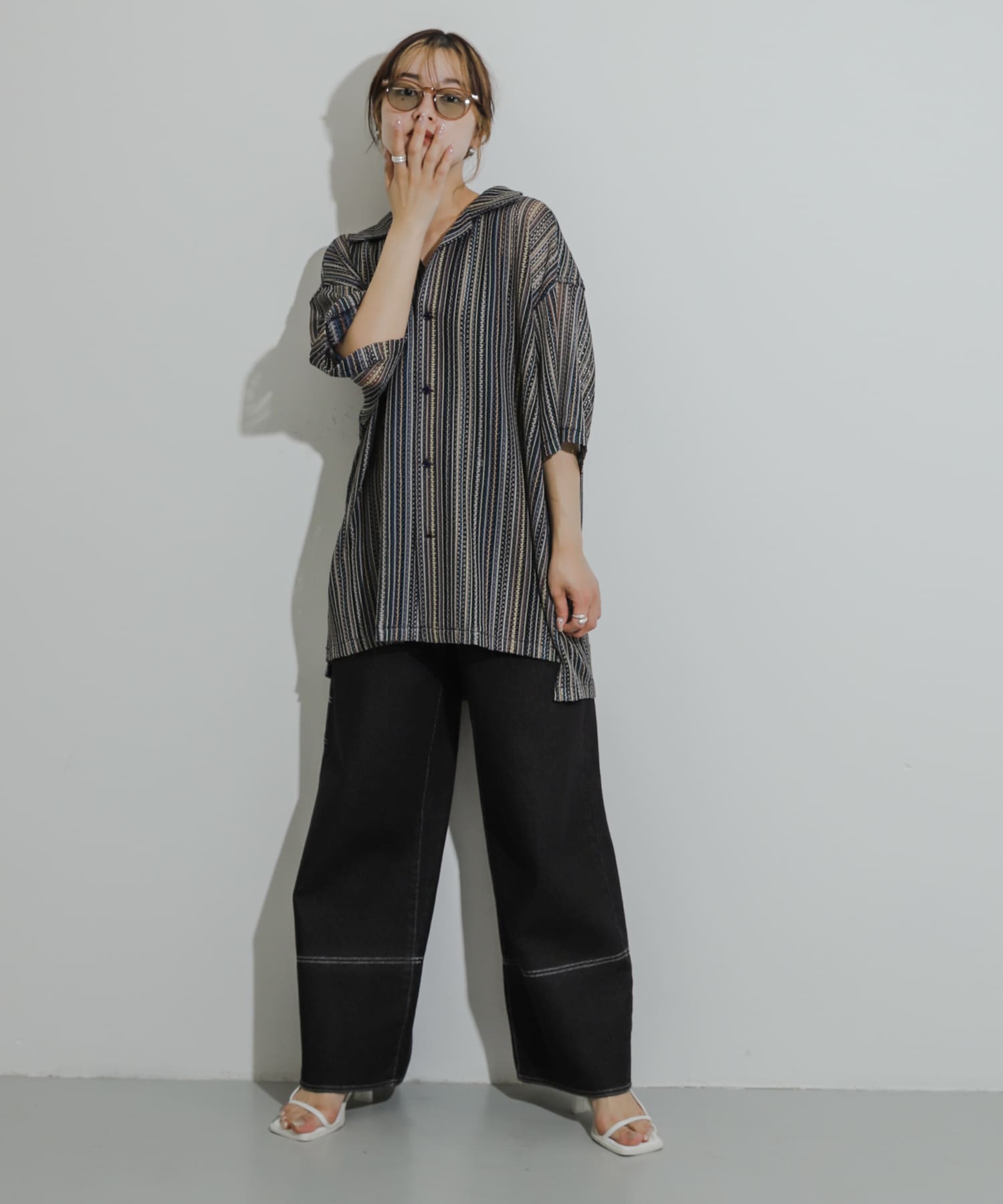 身長：158cm サイズ：L