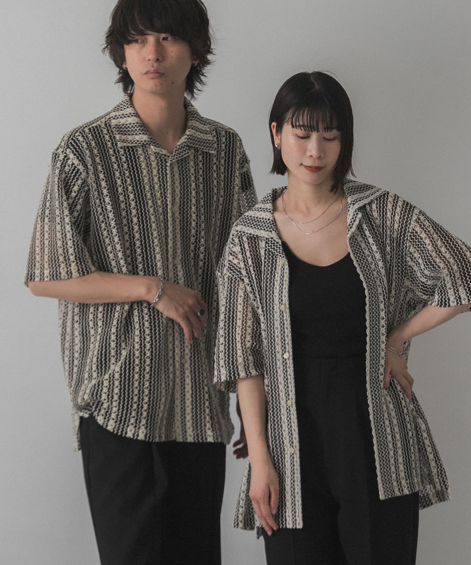 身長：172cm サイズ：L / 身長：160cm サイズ：M