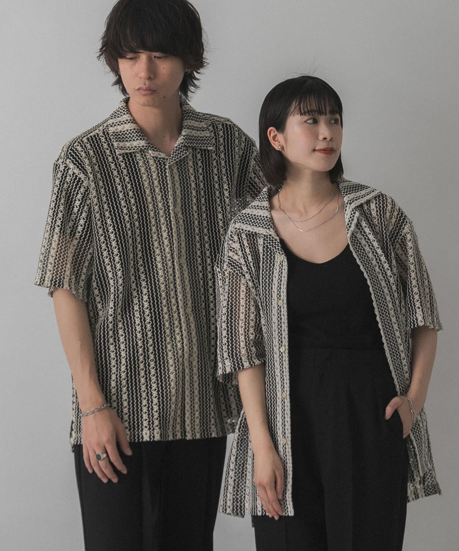 身長：172cm サイズ：L / 身長：160cm サイズ：M