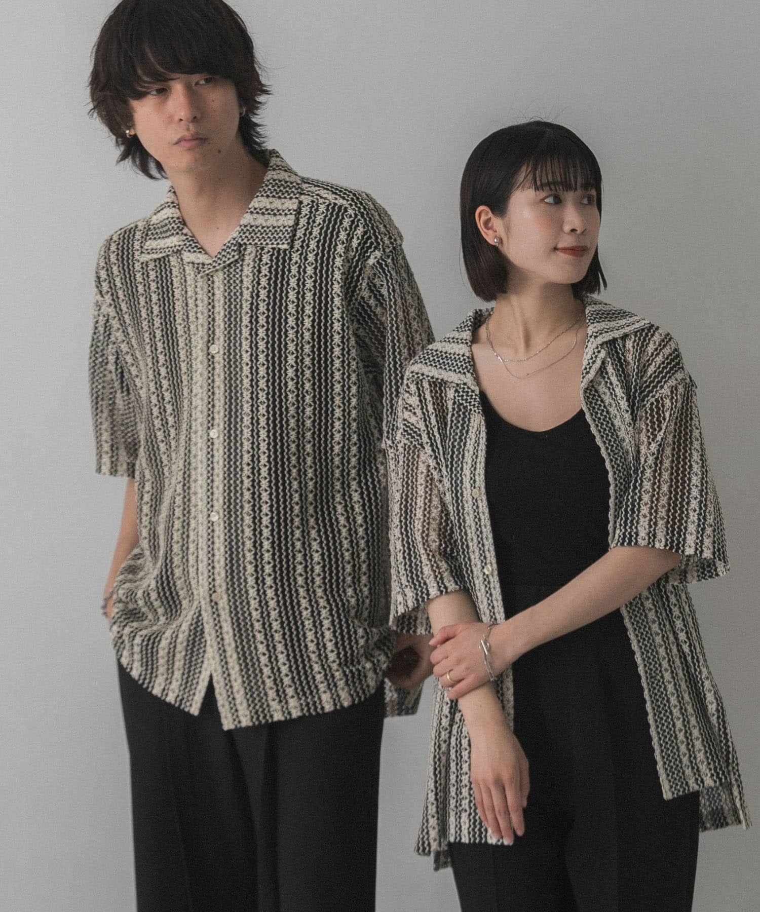 身長：172cm サイズ：L / 身長：160cm サイズ：M