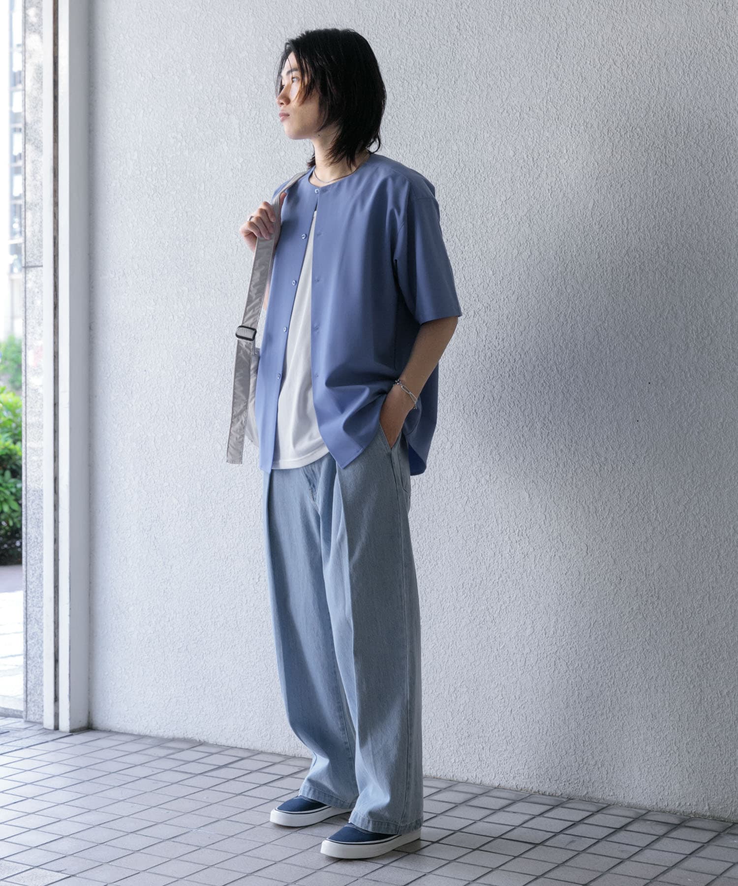 ノーカラーシャツ(5分袖)(S GRAY): トップス｜URBAN RESEARCH公式