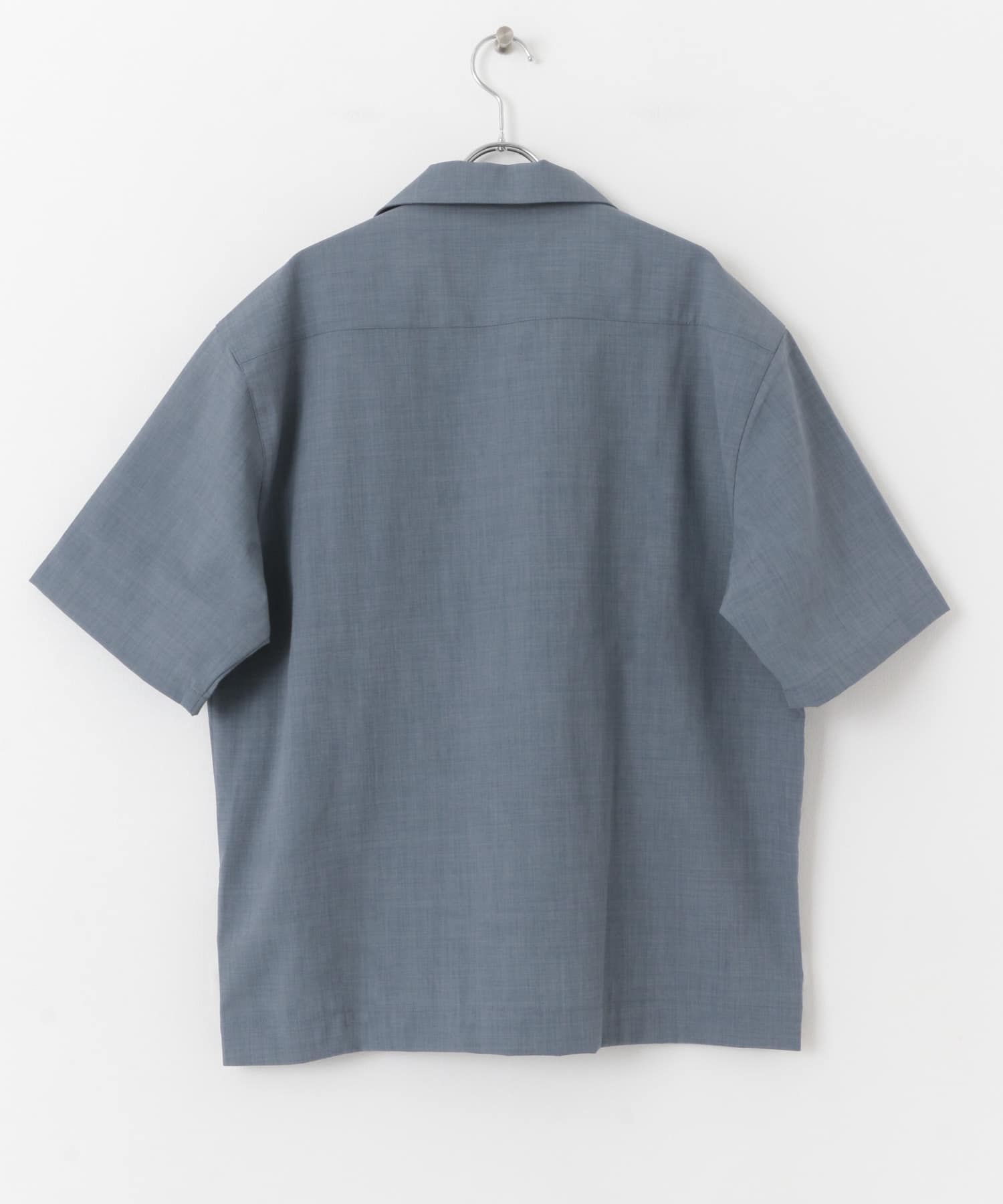 『セットアップ対応』 『UR TECH DRYLUXE』リネンライクキューバシャツ BLUE M