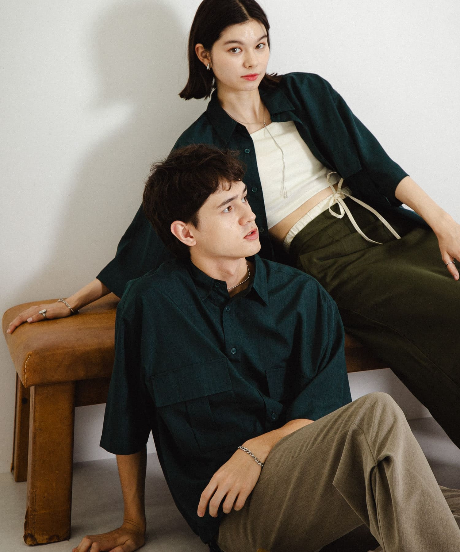 身長：184cm サイズ：L / 身長：166cm サイズ：M