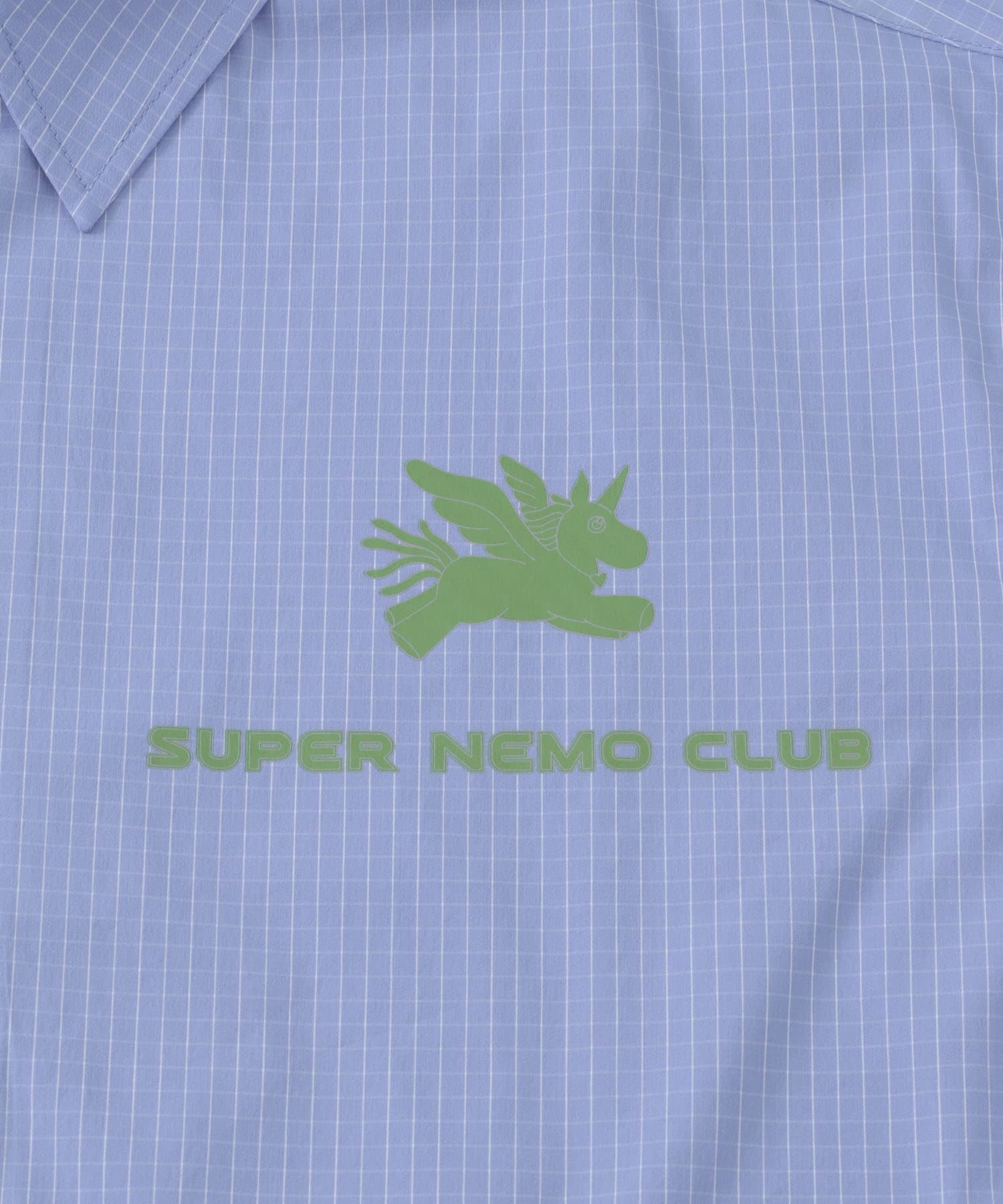 『別注』SHUHEI KOKI×SENSE OF PLACE　チェックシャツ L.BLUE M