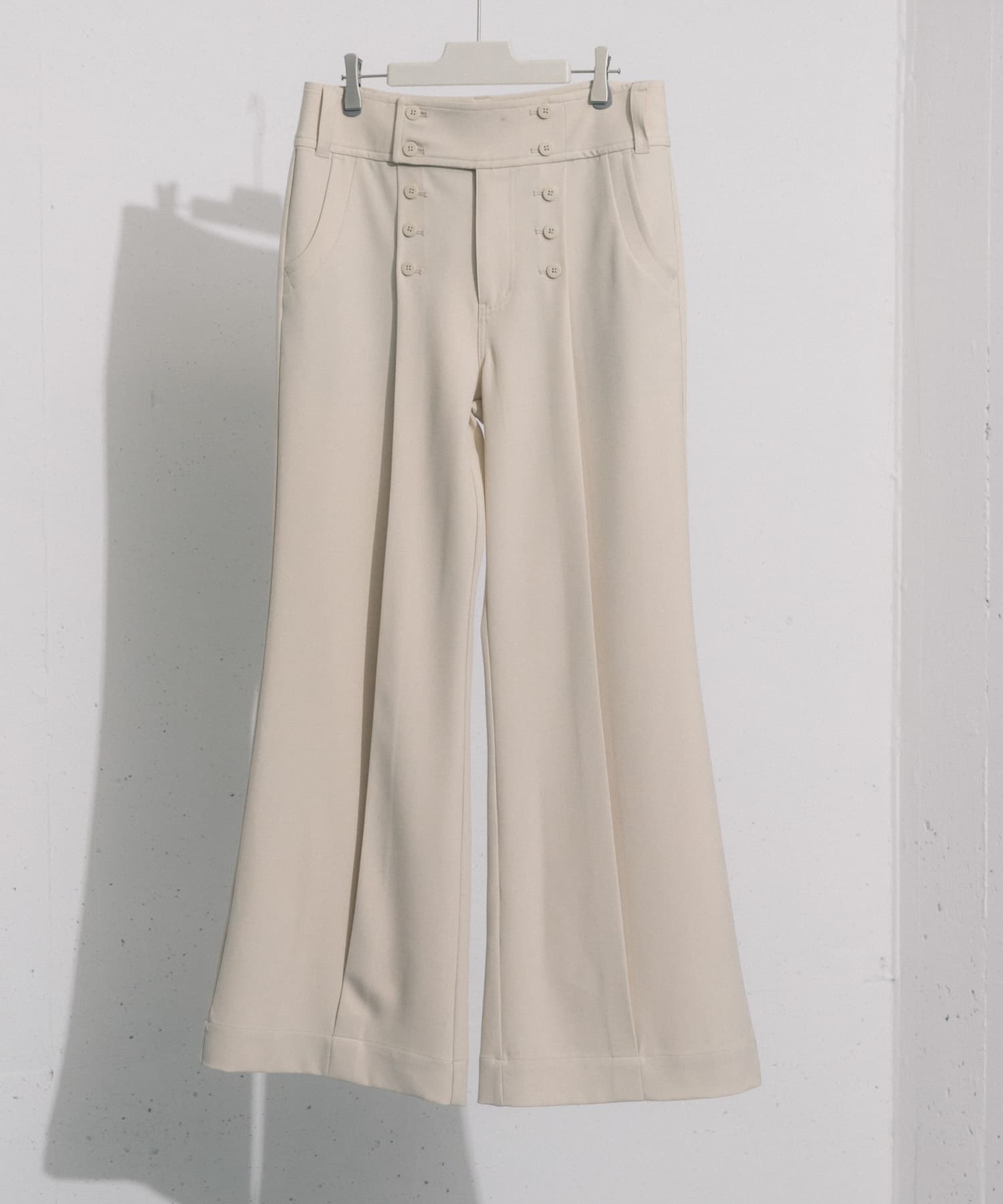 hxcyyd × SOP　セーラーフレアパンツ(UNISEX) BEIGE M