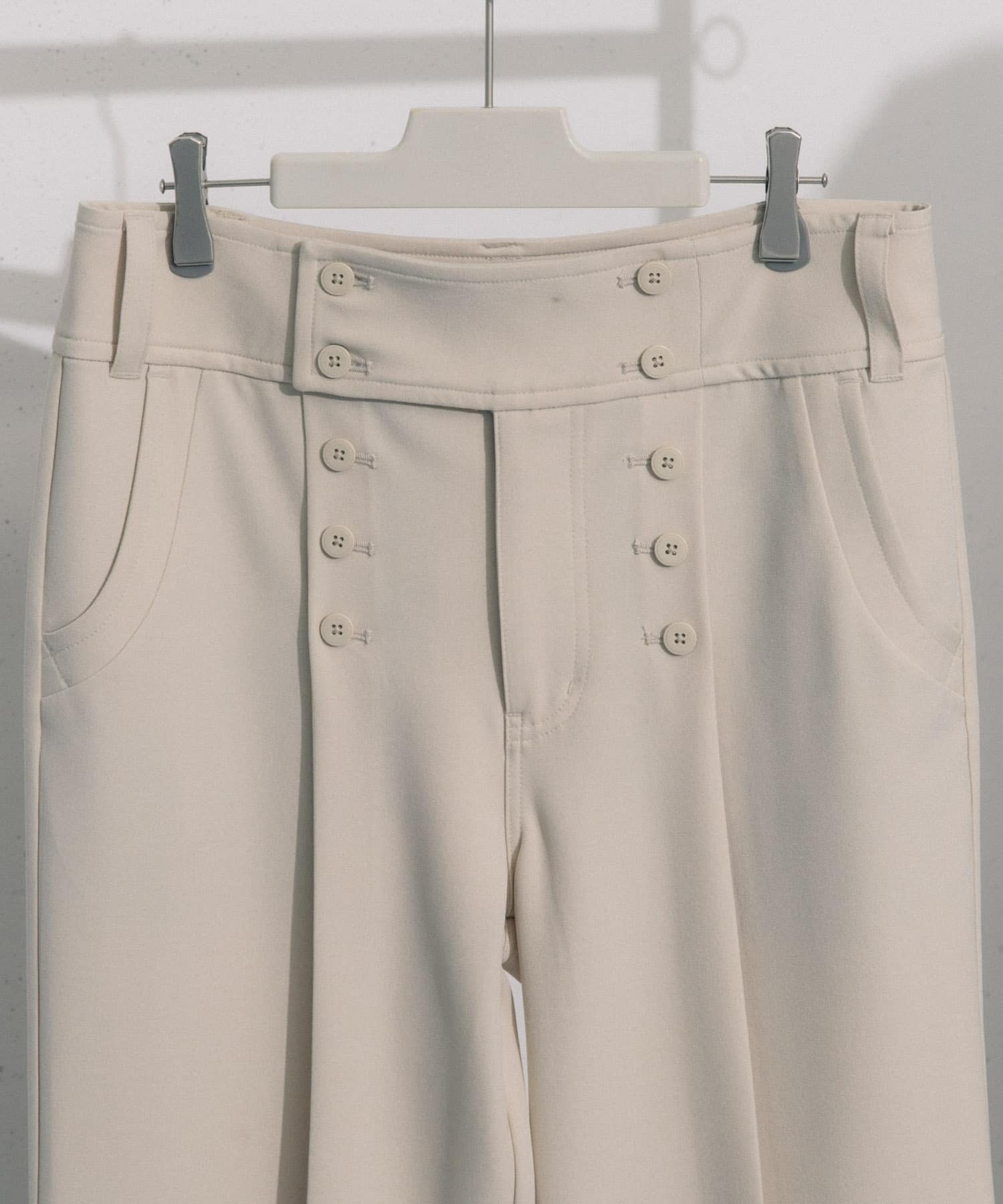 hxcyyd × SOP　セーラーフレアパンツ(UNISEX) BEIGE M