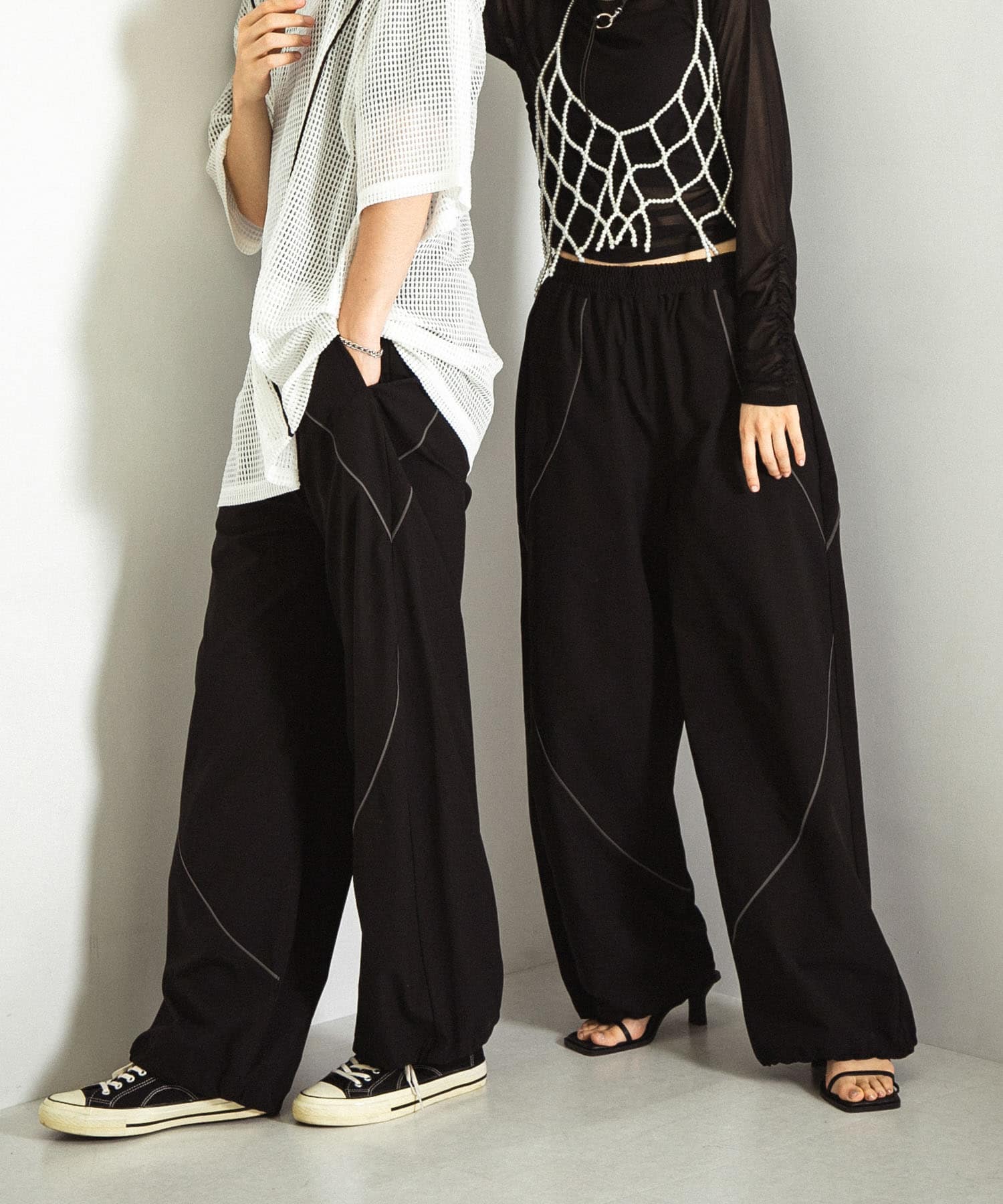 身長：184cm サイズ：L / 身長：166cm サイズ：M