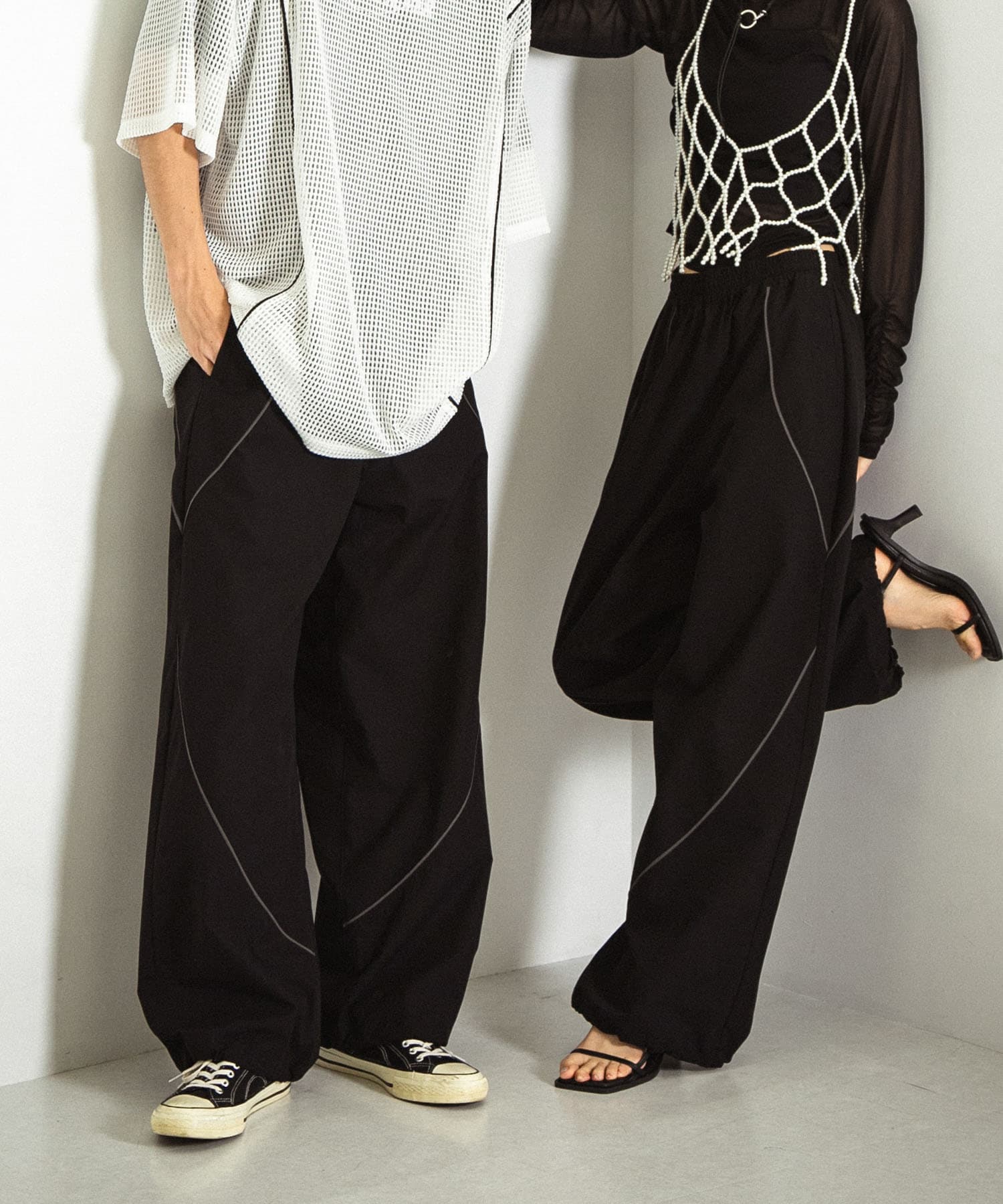 身長：184cm サイズ：L / 身長：166cm サイズ：M