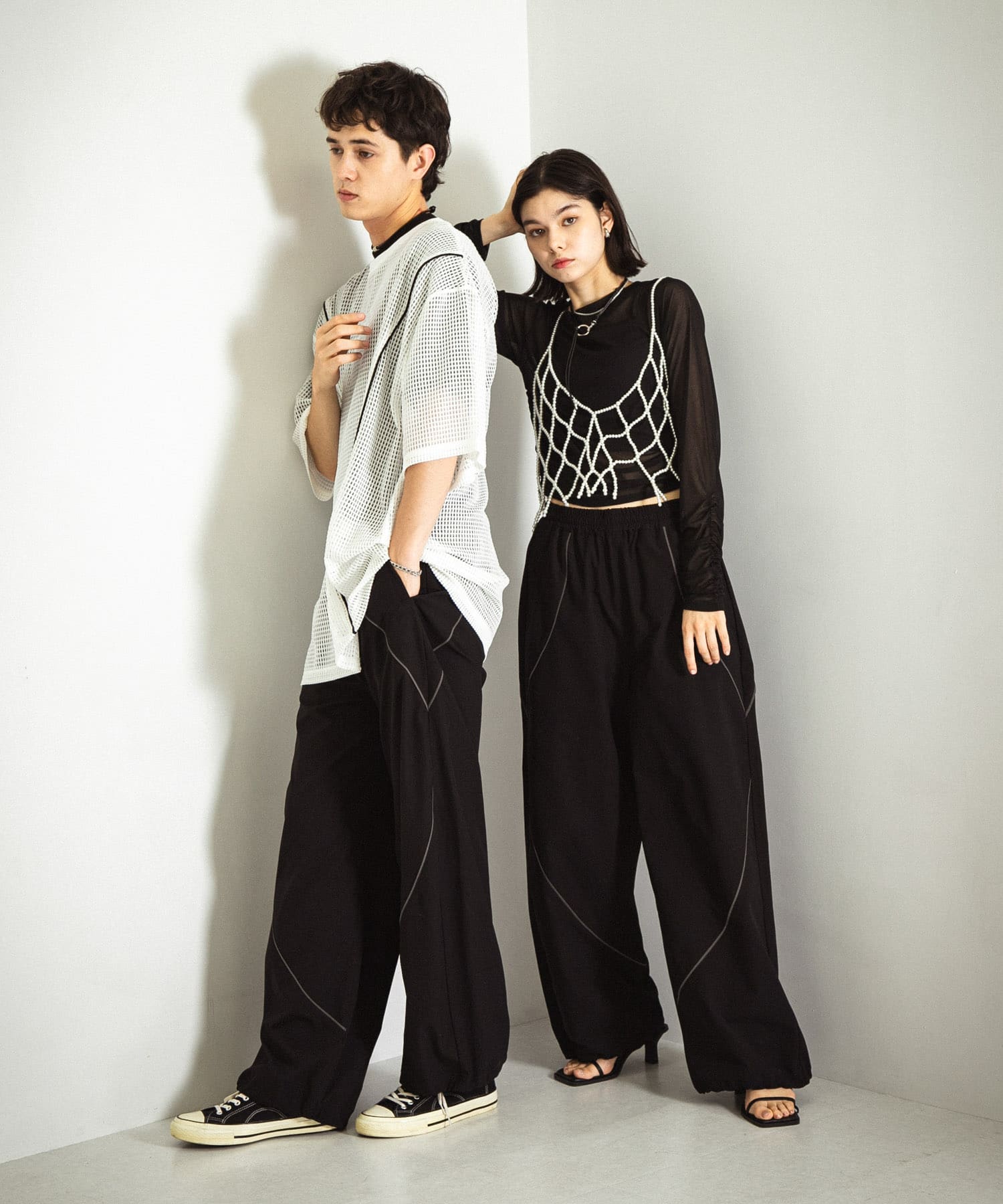 身長：184cm サイズ：L / 身長：166cm サイズ：M