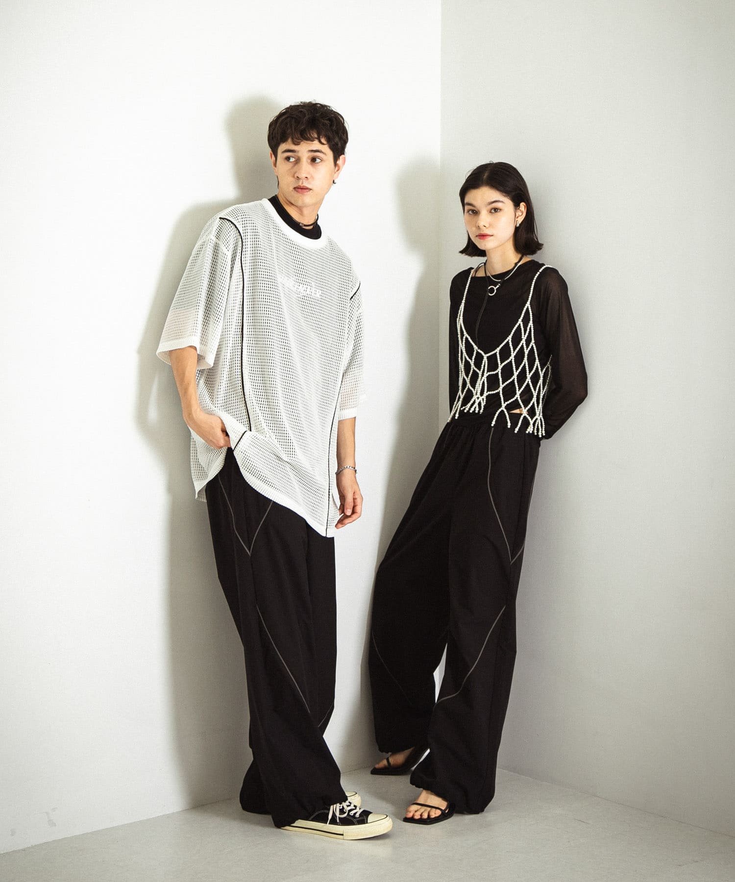 身長：184cm サイズ：L / 身長：166cm サイズ：M