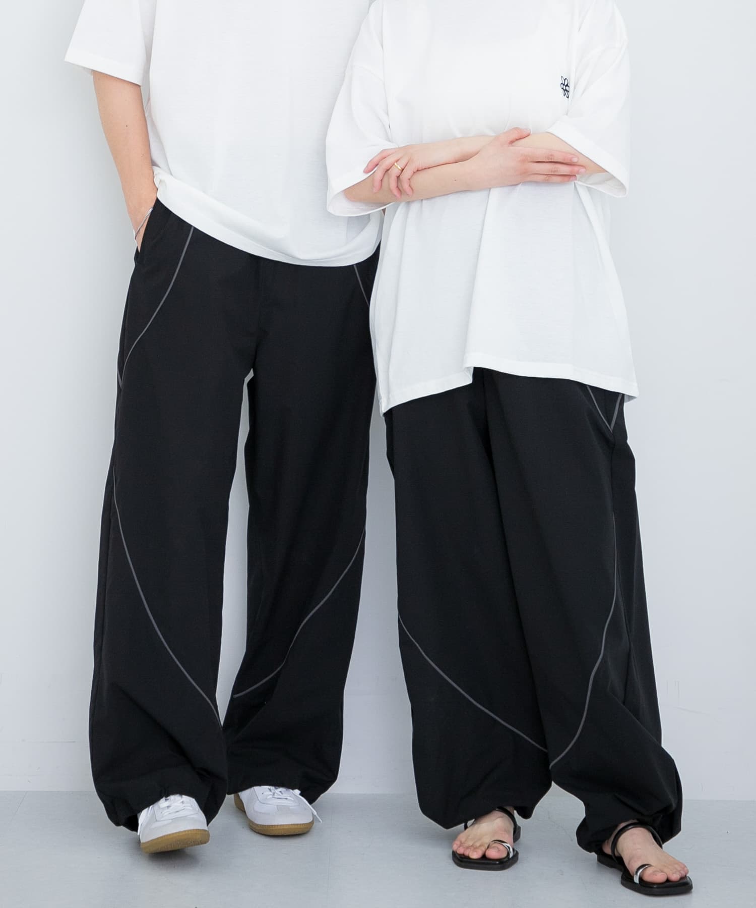 身長：181cm サイズ：L / 身長：160cm サイズ：M