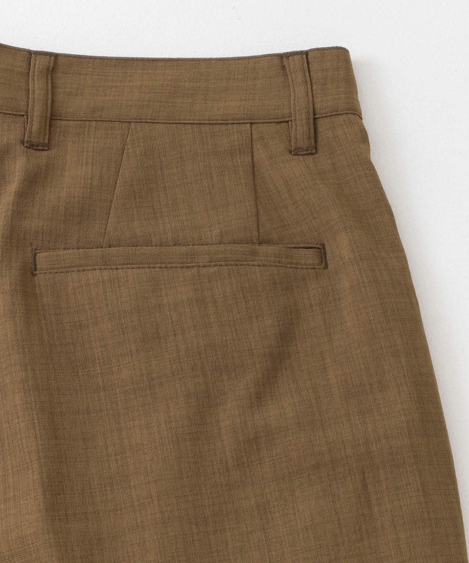 『セットアップ対応』 『UR TECH DRYLUXE』リネンライクテーパードパンツ BROWN M