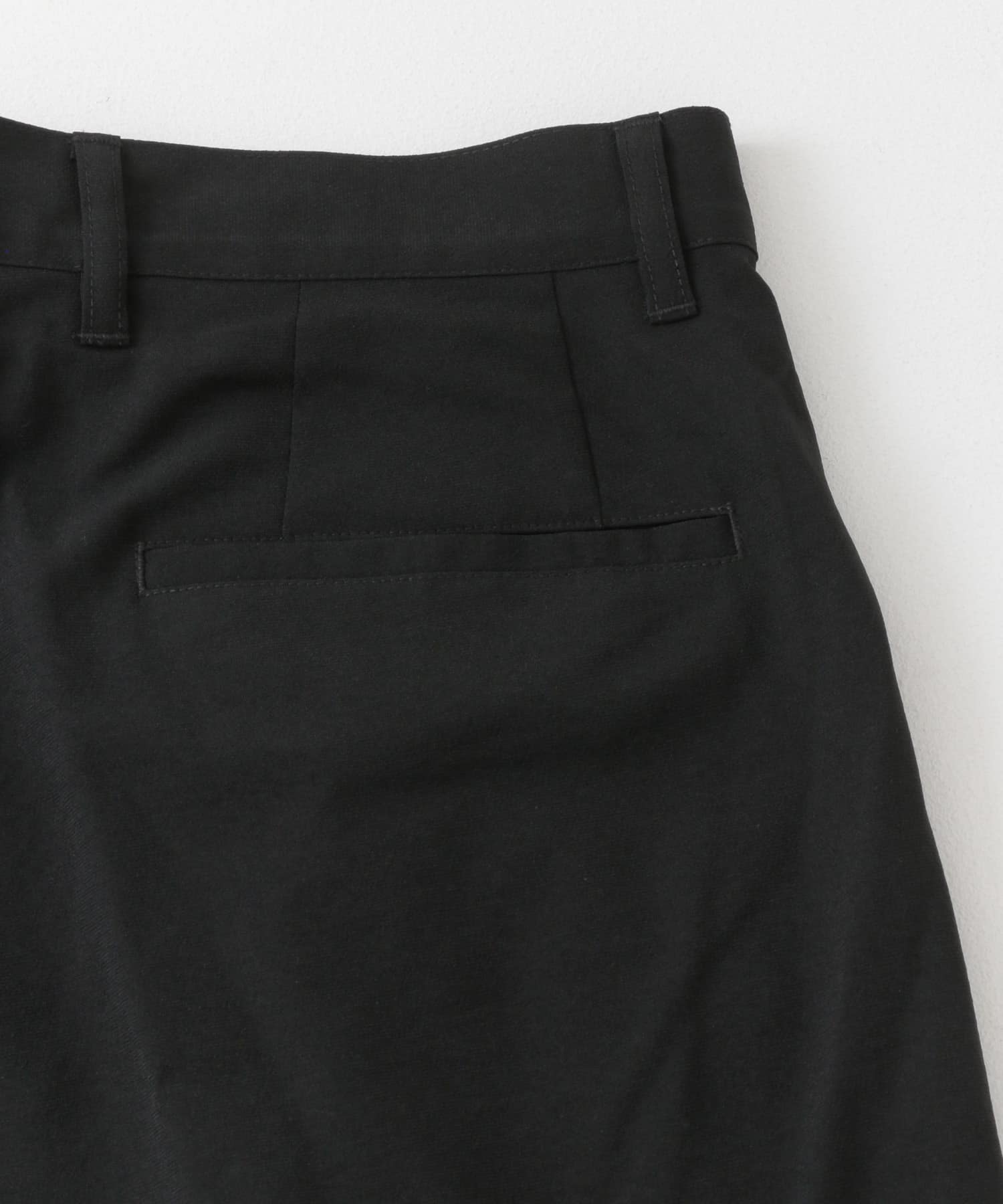 『セットアップ対応』 『UR TECH DRYLUXE』リネンライクテーパードパンツ BLACK M
