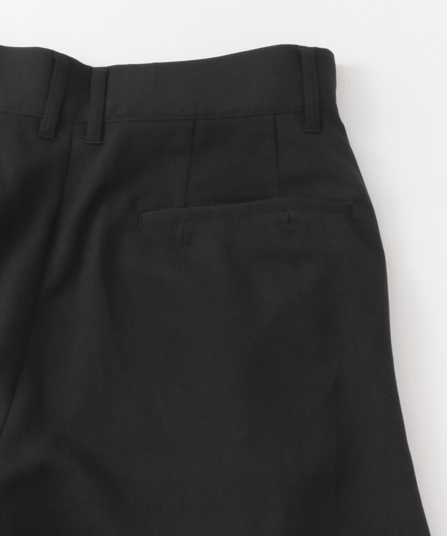 ランダムタックフレアパンツ BLACK M