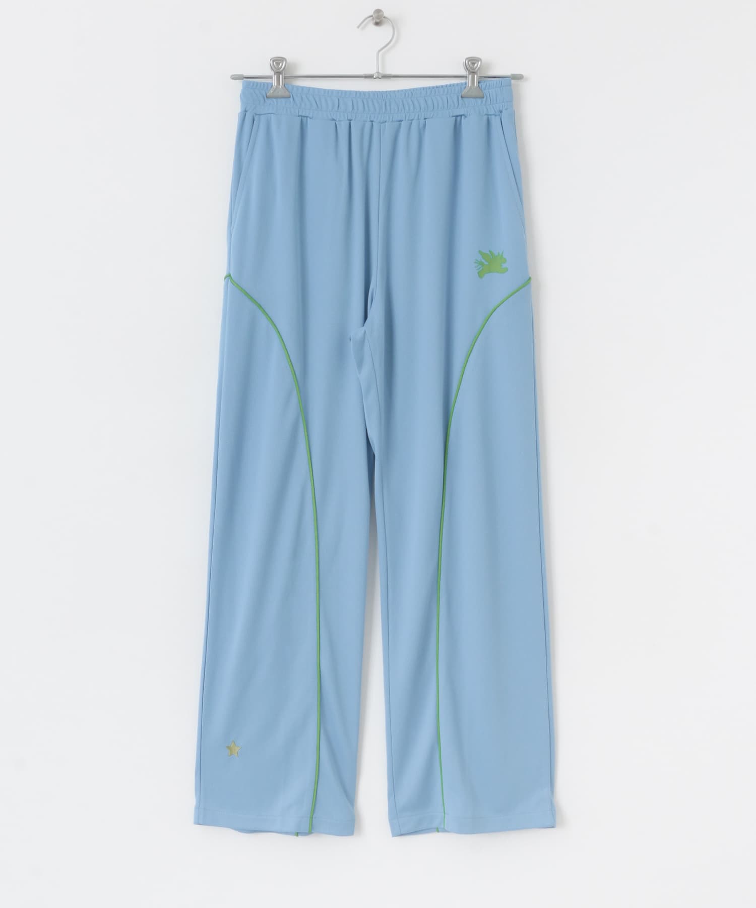 『別注』SHUHEI KOKI×SENSE OF PLACE　トラックパンツ L.BLUE M