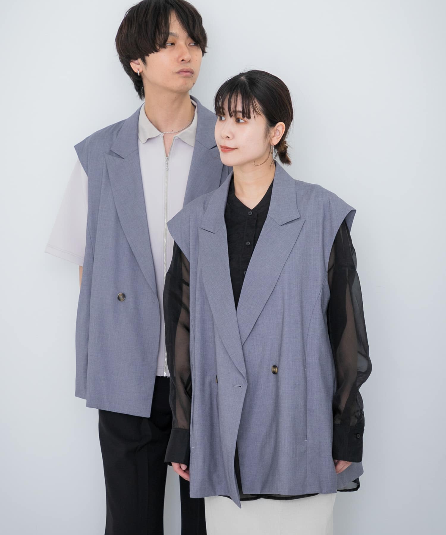 身長：181cm サイズ：L, 身長：160cm サイズ：M