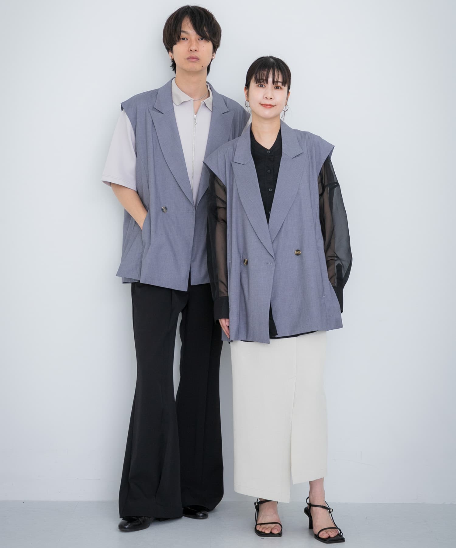 身長：181cm サイズ：L, 身長：160cm サイズ：M