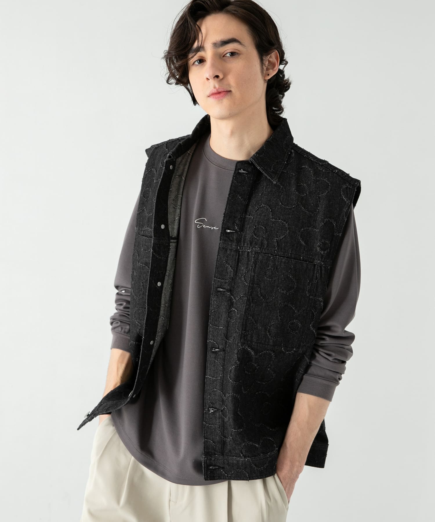 身長：181cm サイズ：L