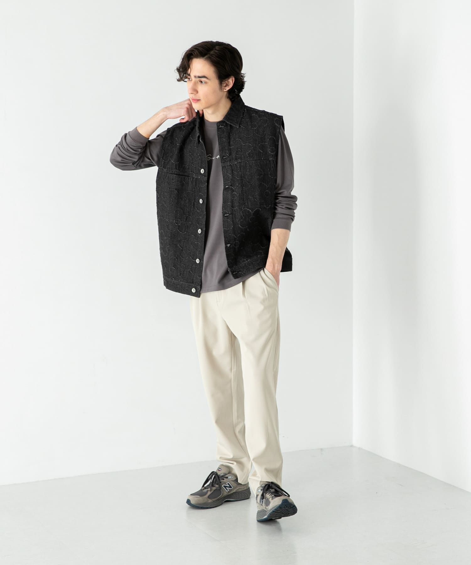 身長：181cm サイズ：L