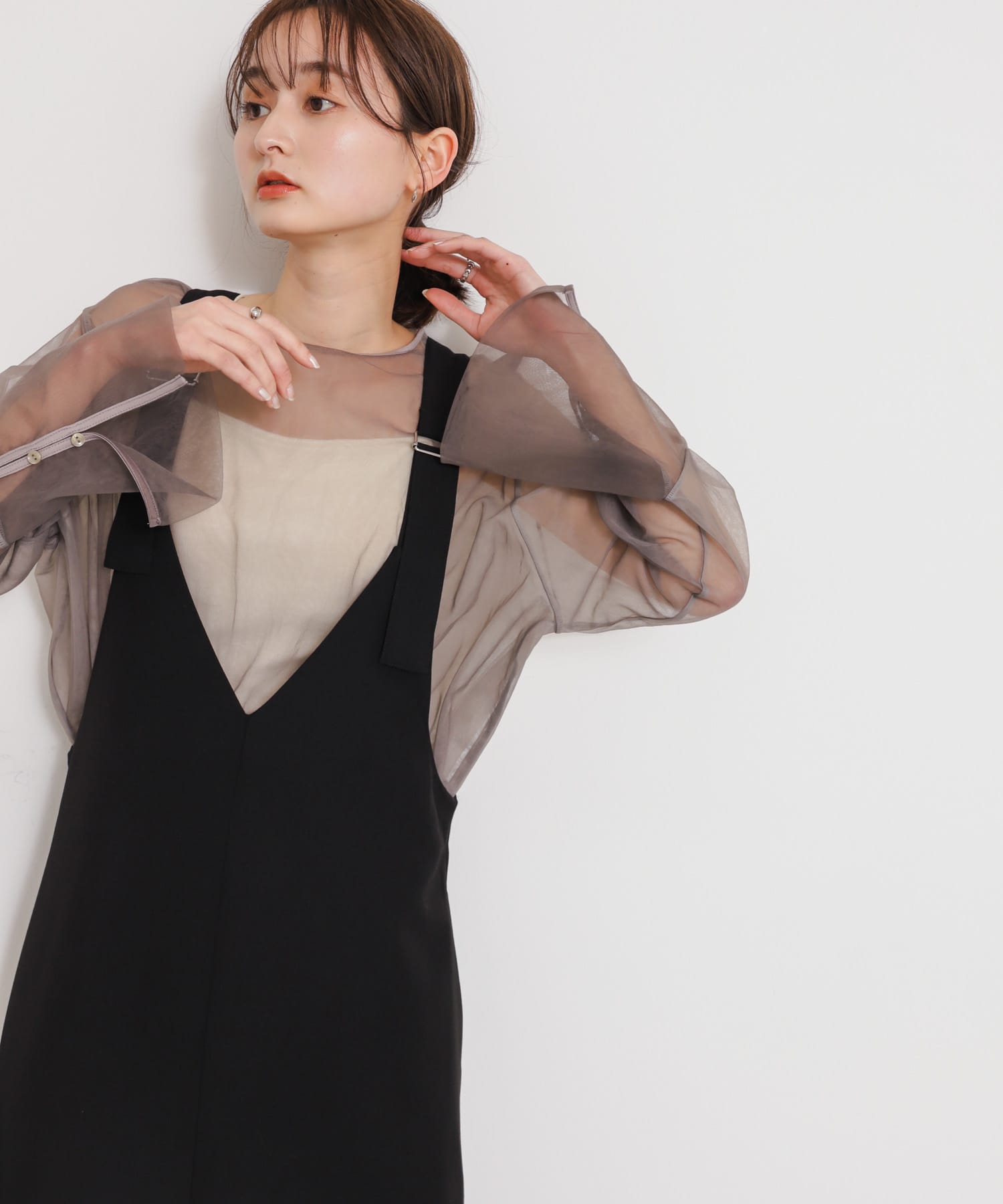 身長：169cm サイズ：one