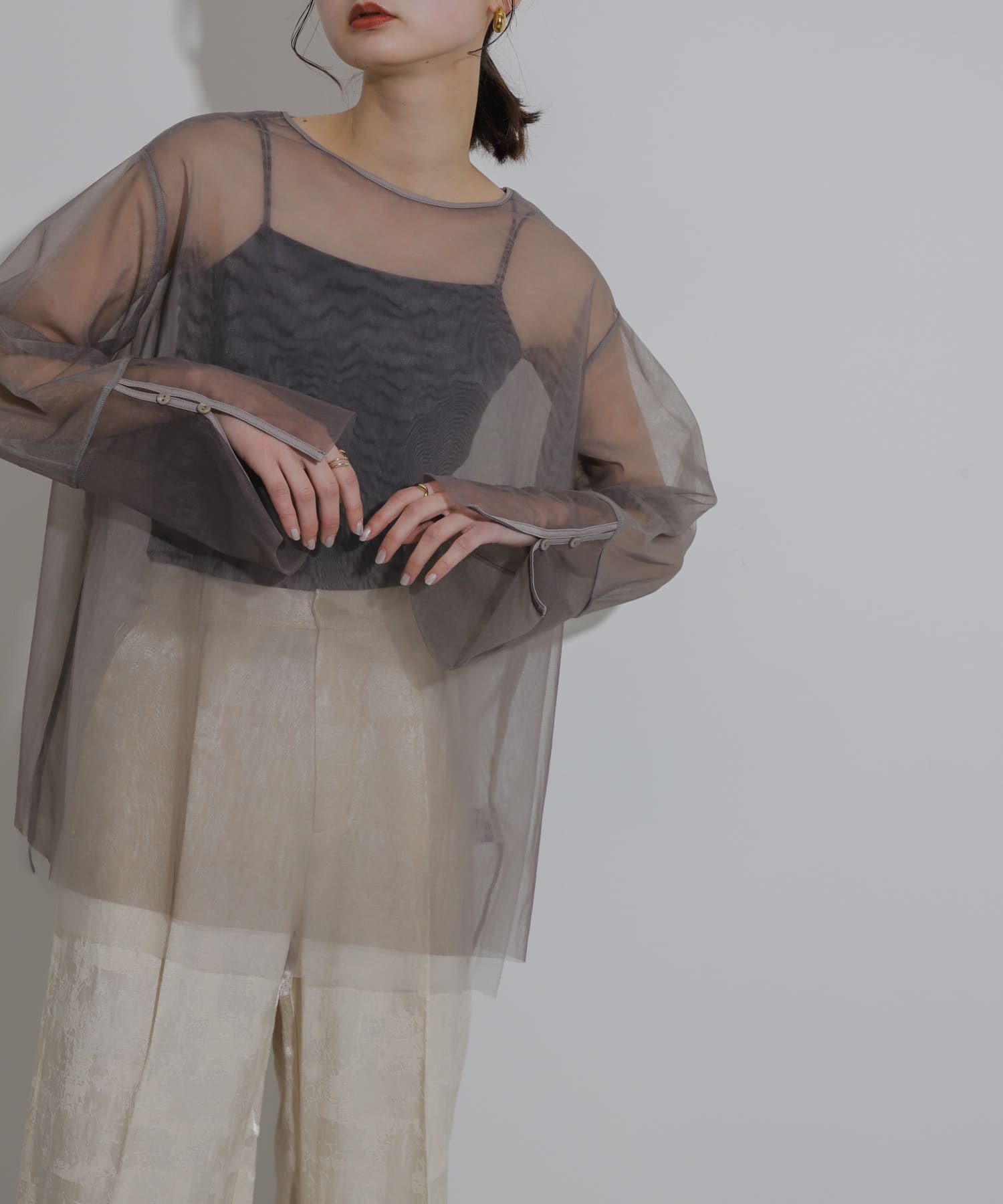 身長：169cm サイズ：one