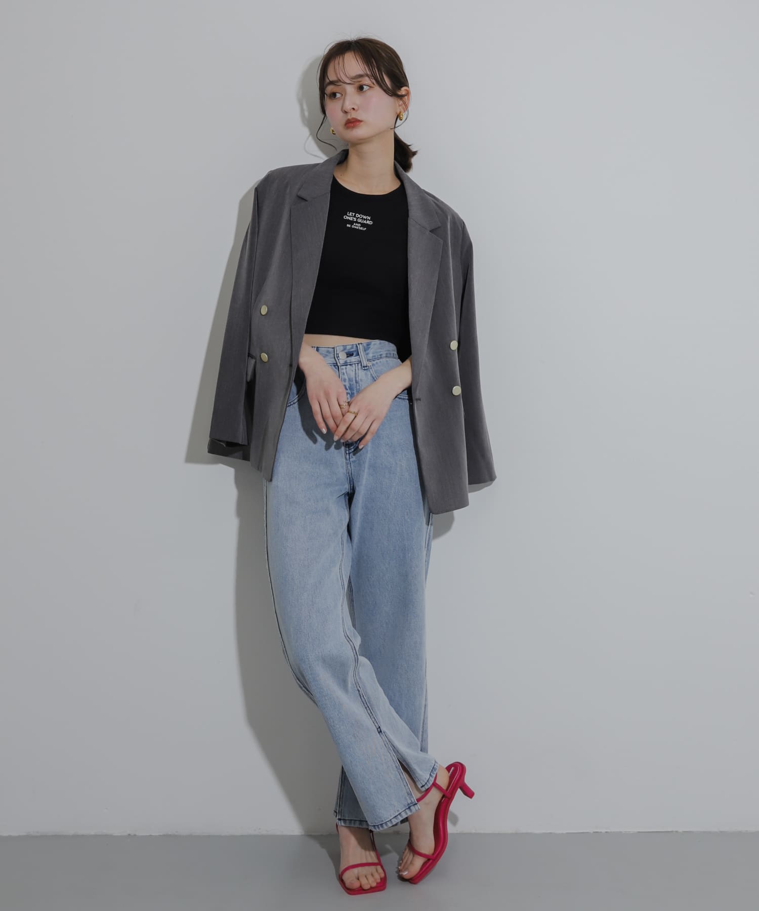身長：169cm サイズ：one
