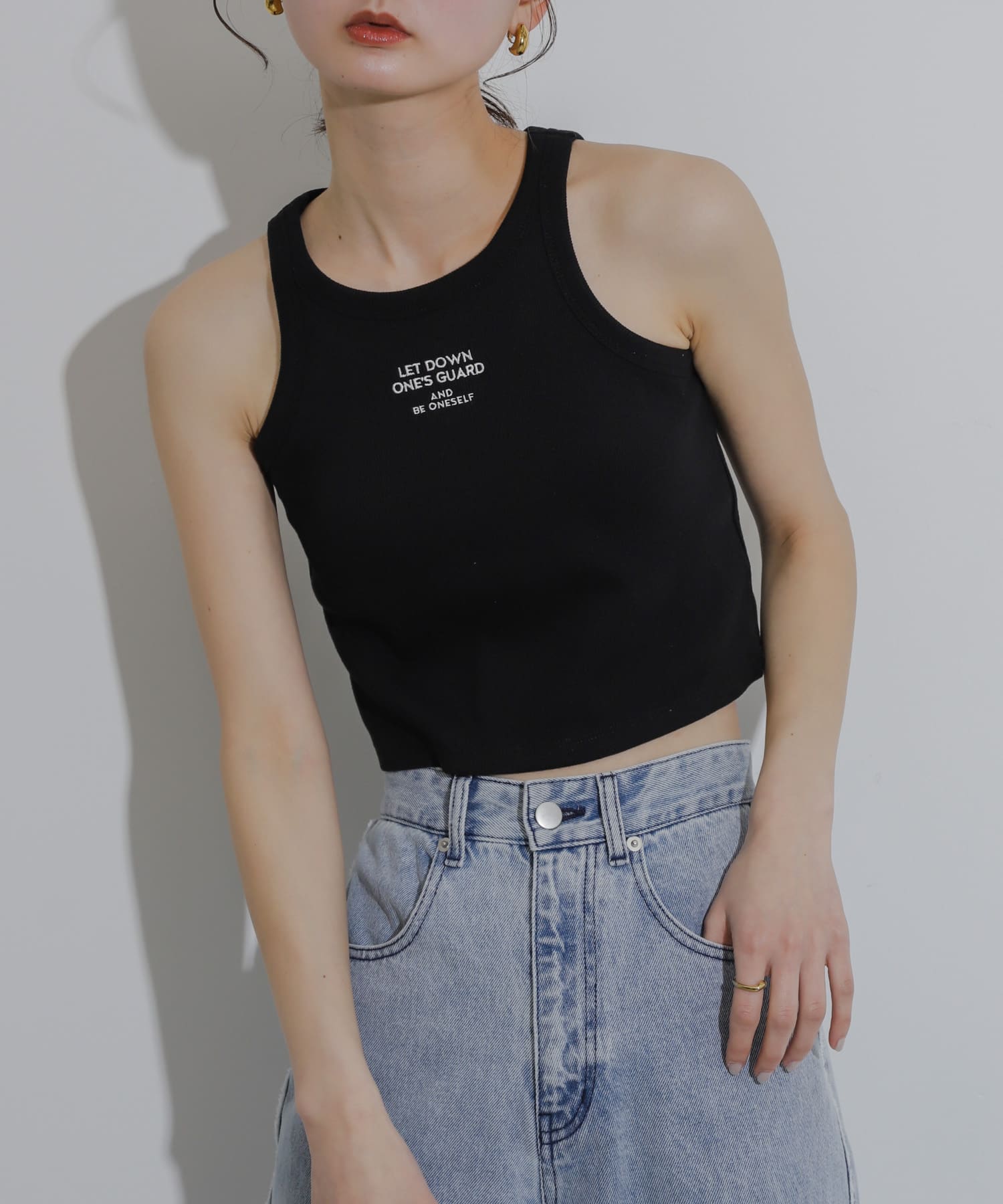身長：169cm サイズ：one