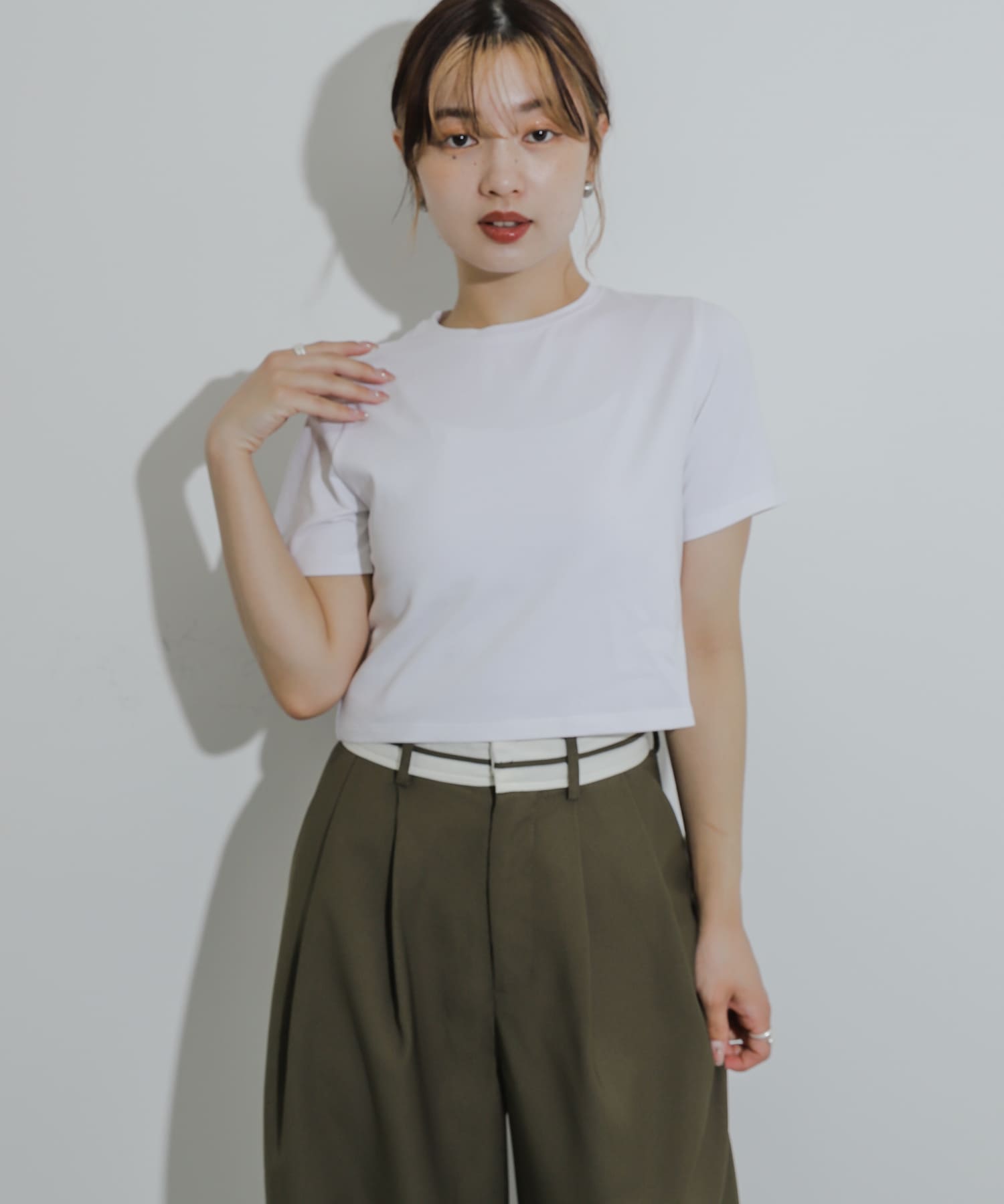 身長：158cm サイズ：one