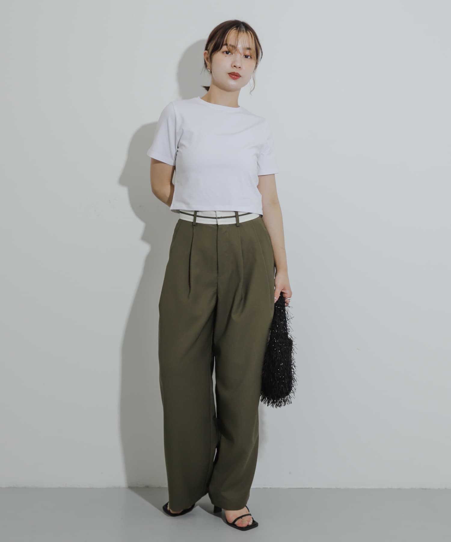 身長：158cm サイズ：one