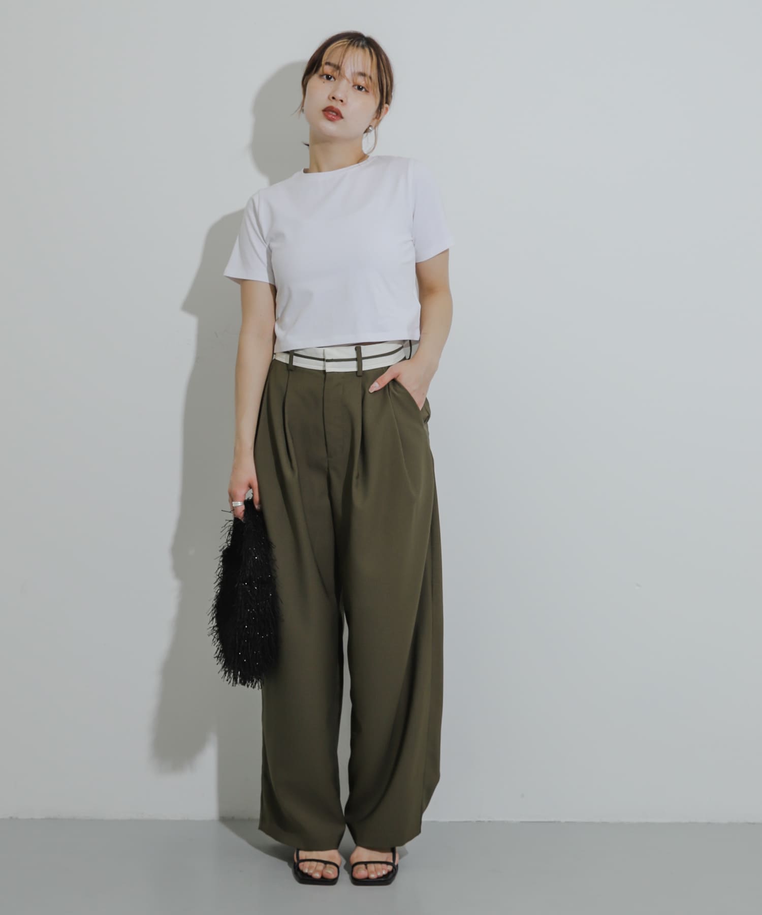 身長：158cm サイズ：one