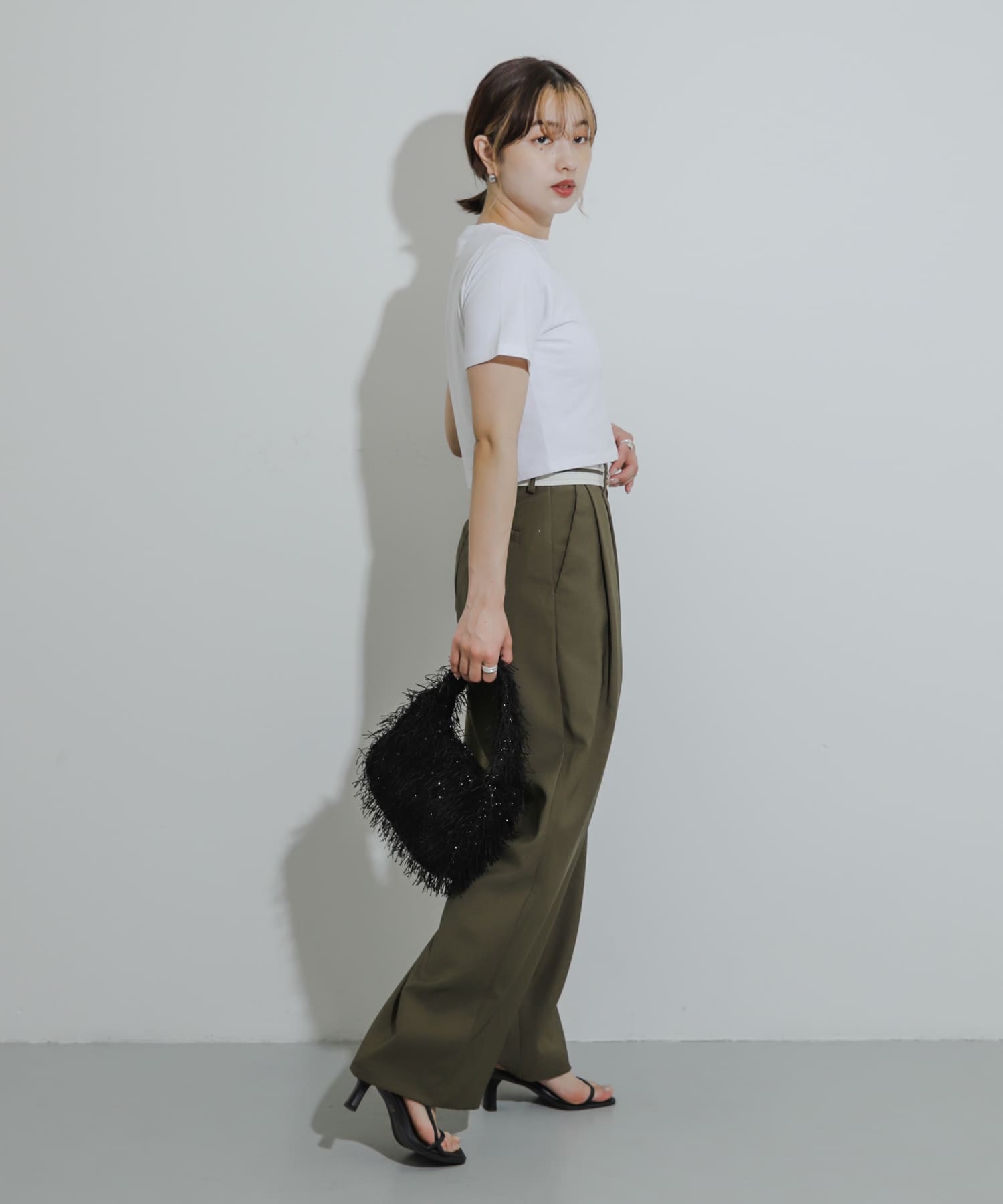 身長：158cm サイズ：one