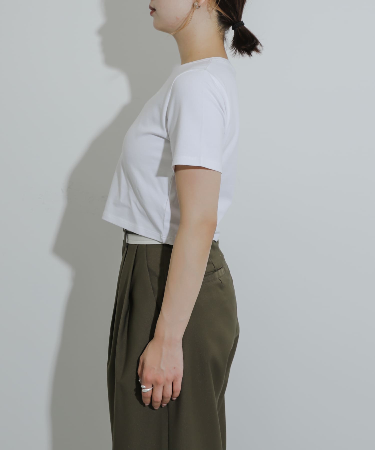 身長：158cm サイズ：one