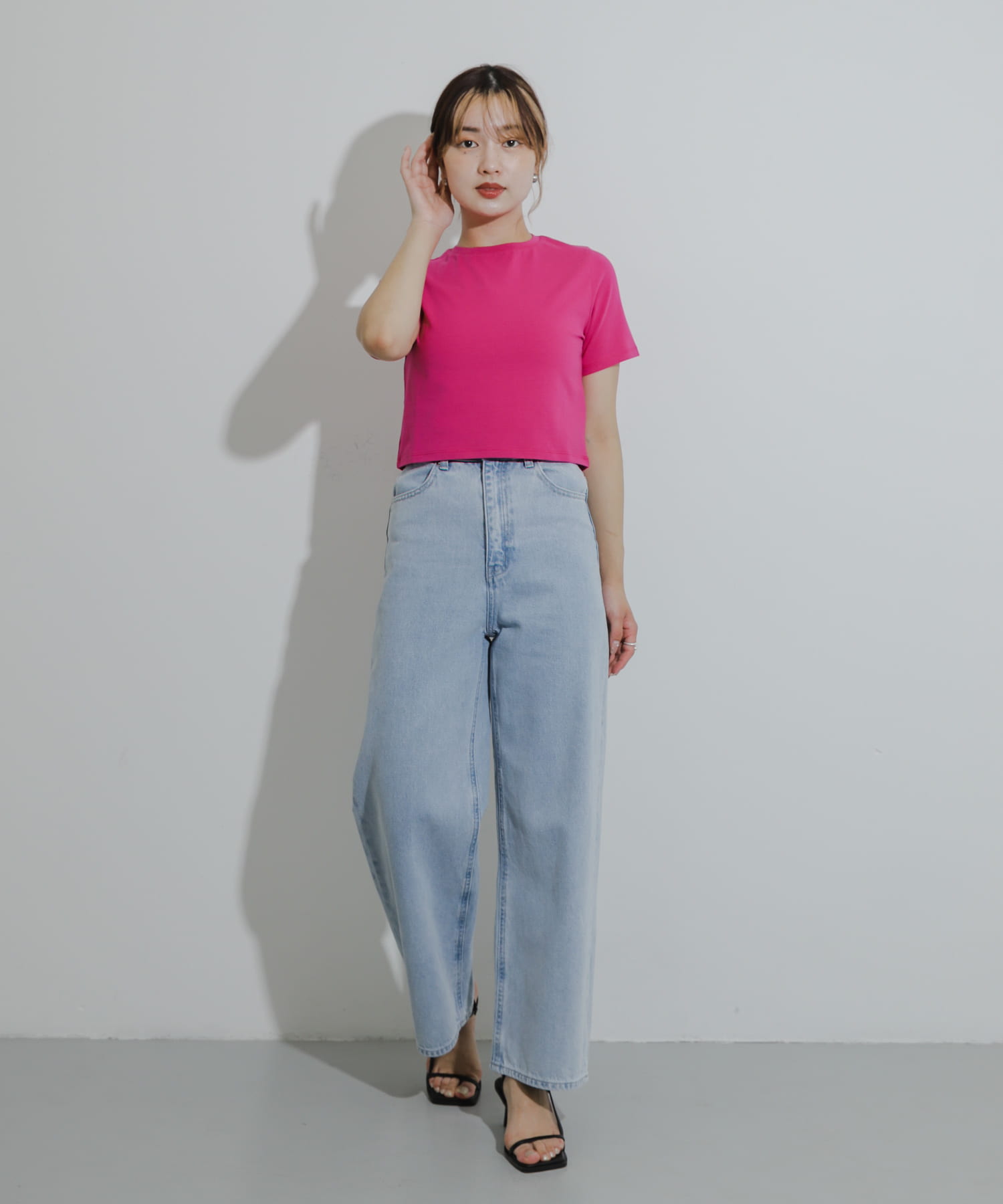 身長：158cm サイズ：one