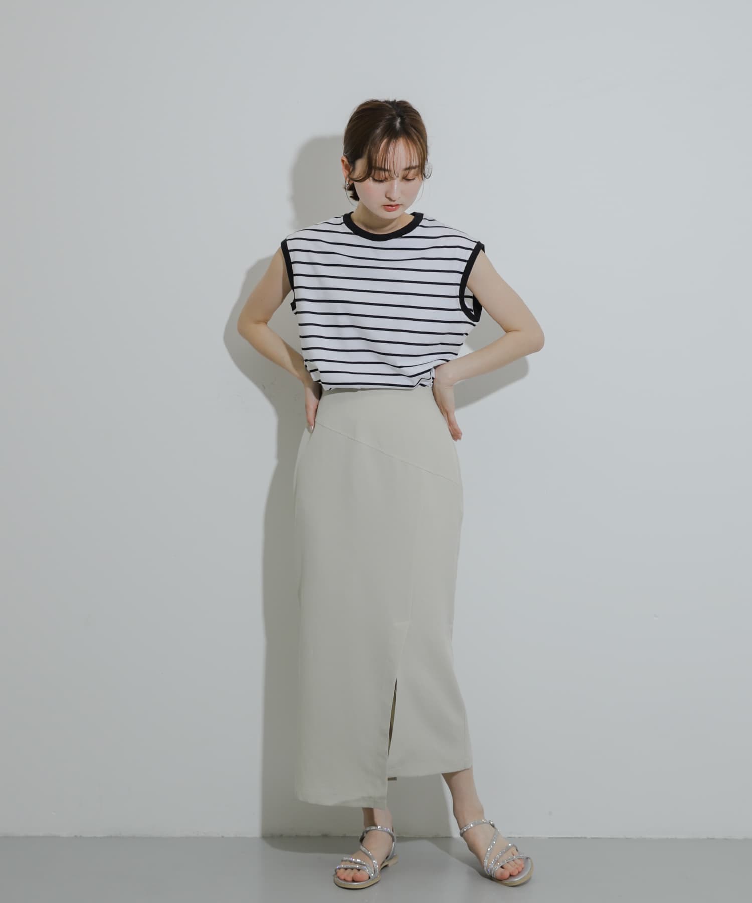 身長：169cm サイズ：one