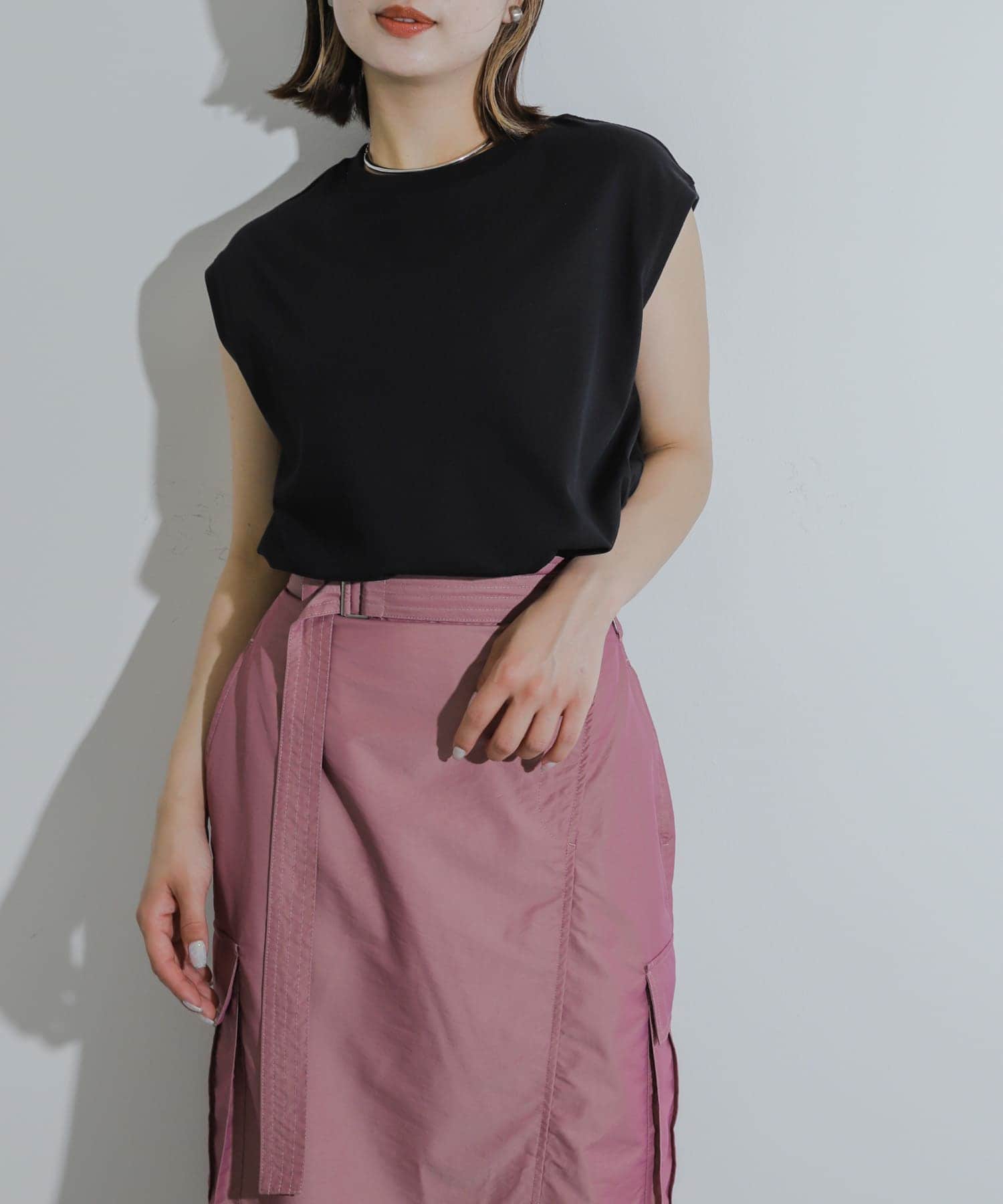 身長：158cm サイズ：one