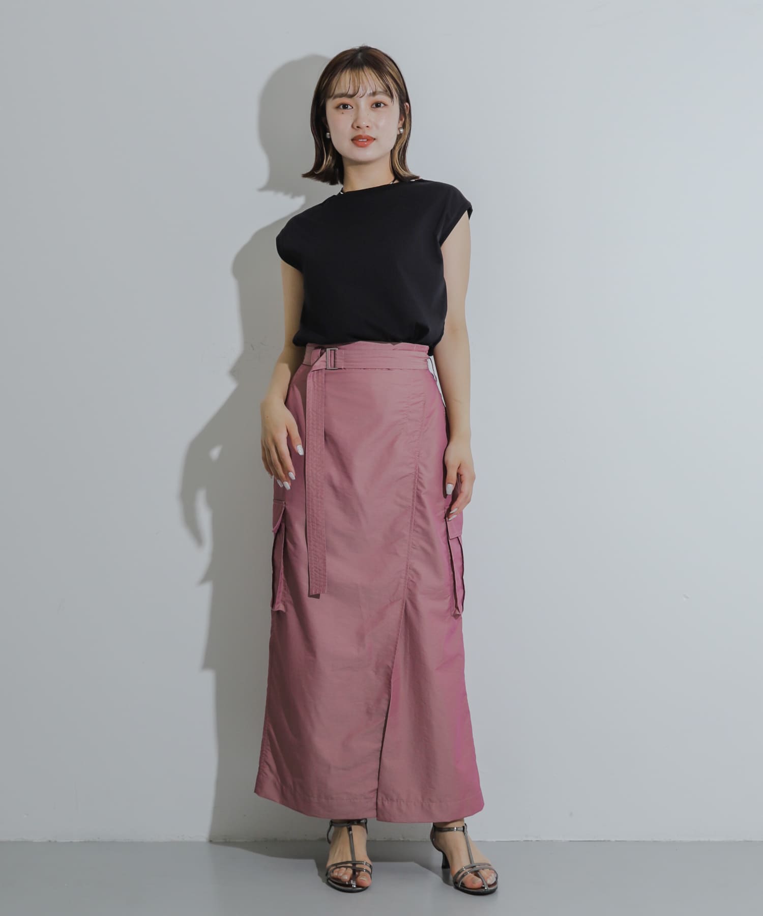 身長：158cm サイズ：one