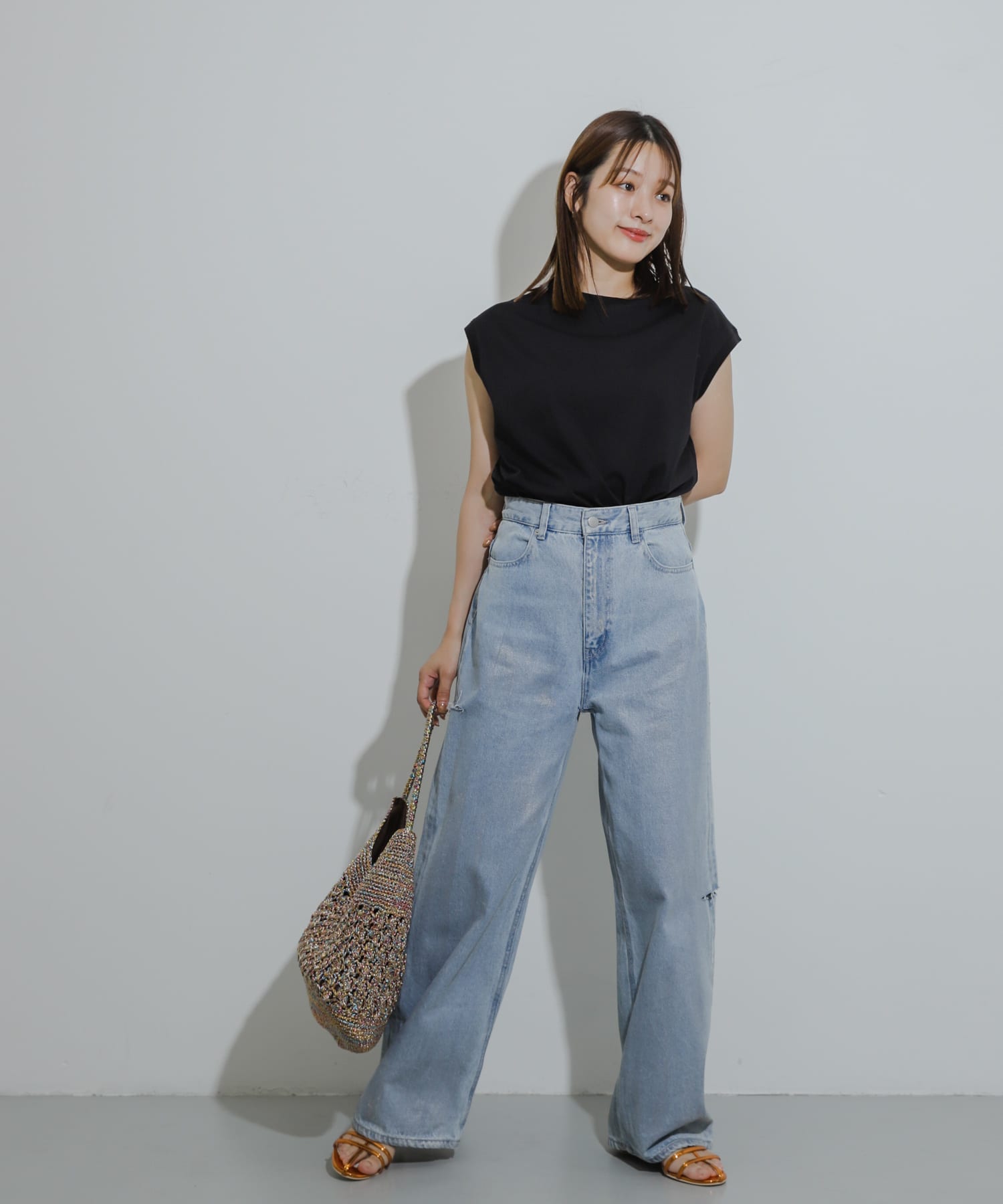 身長：155cm サイズ：one