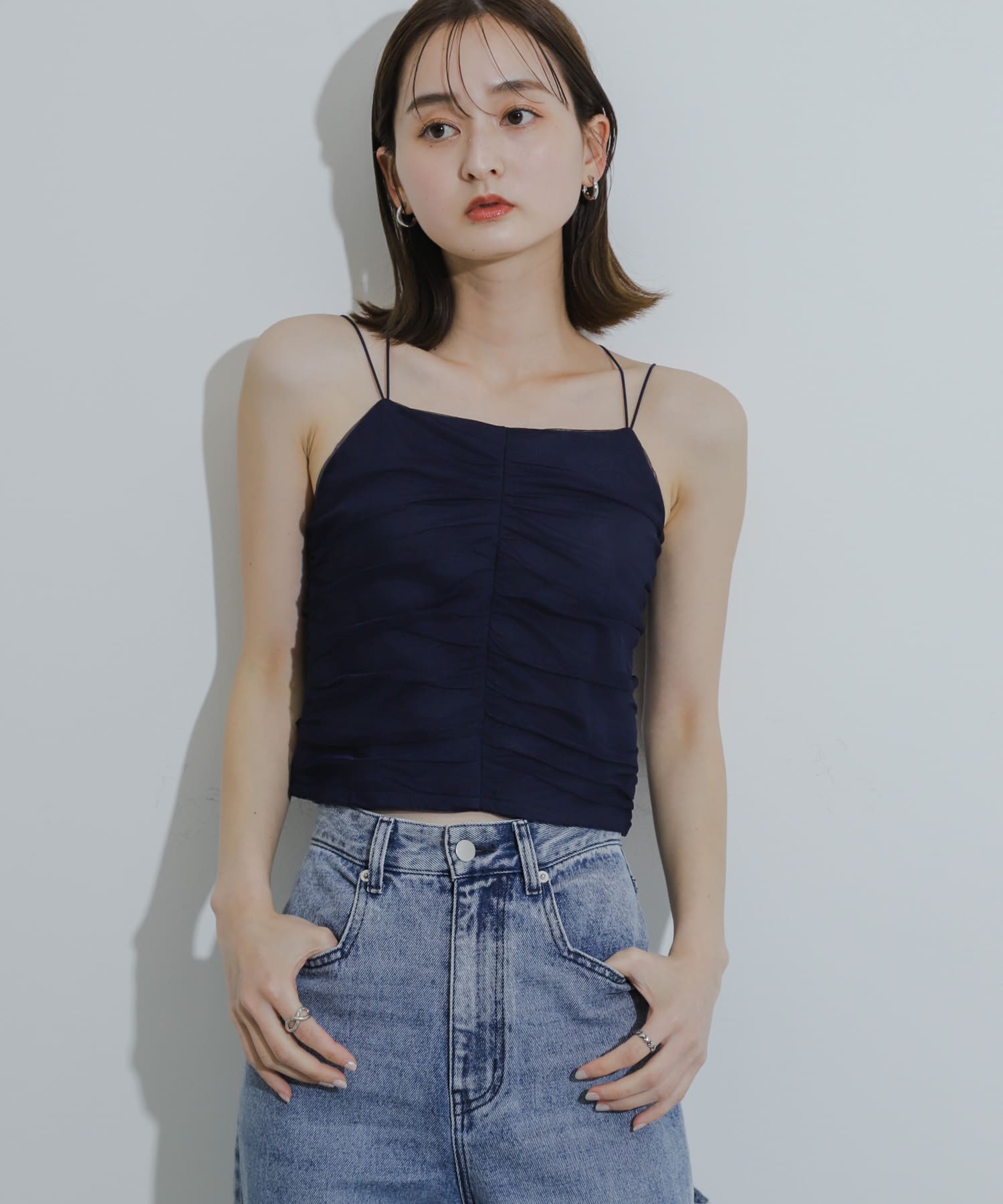 身長：169cm サイズ：one