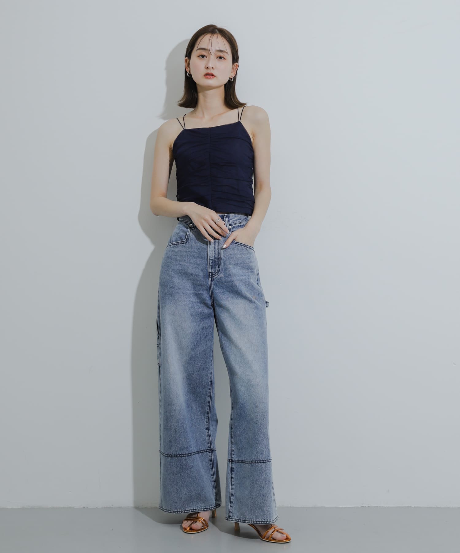 身長：169cm サイズ：one