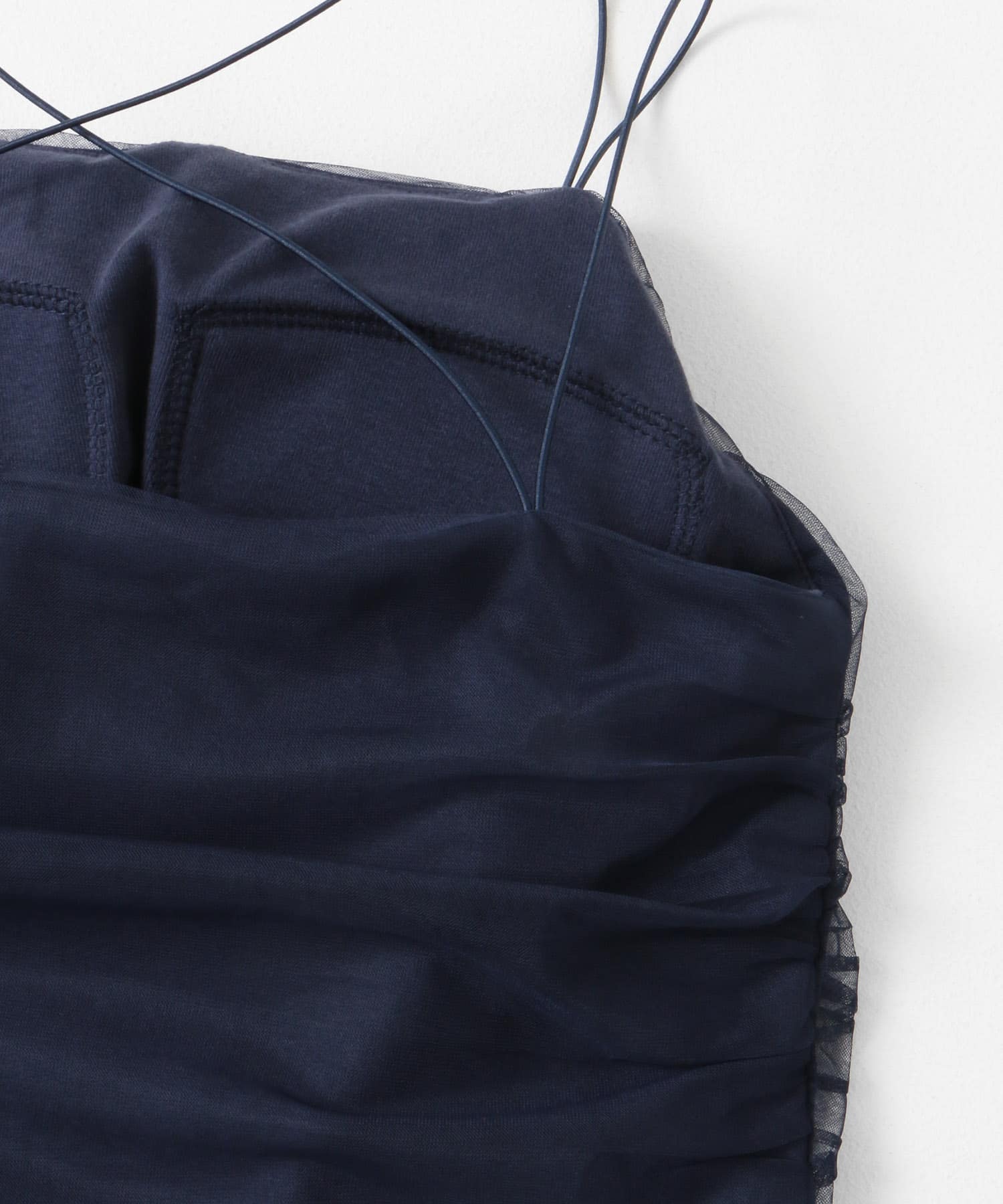 カップツキチュールキャミソール NAVY one