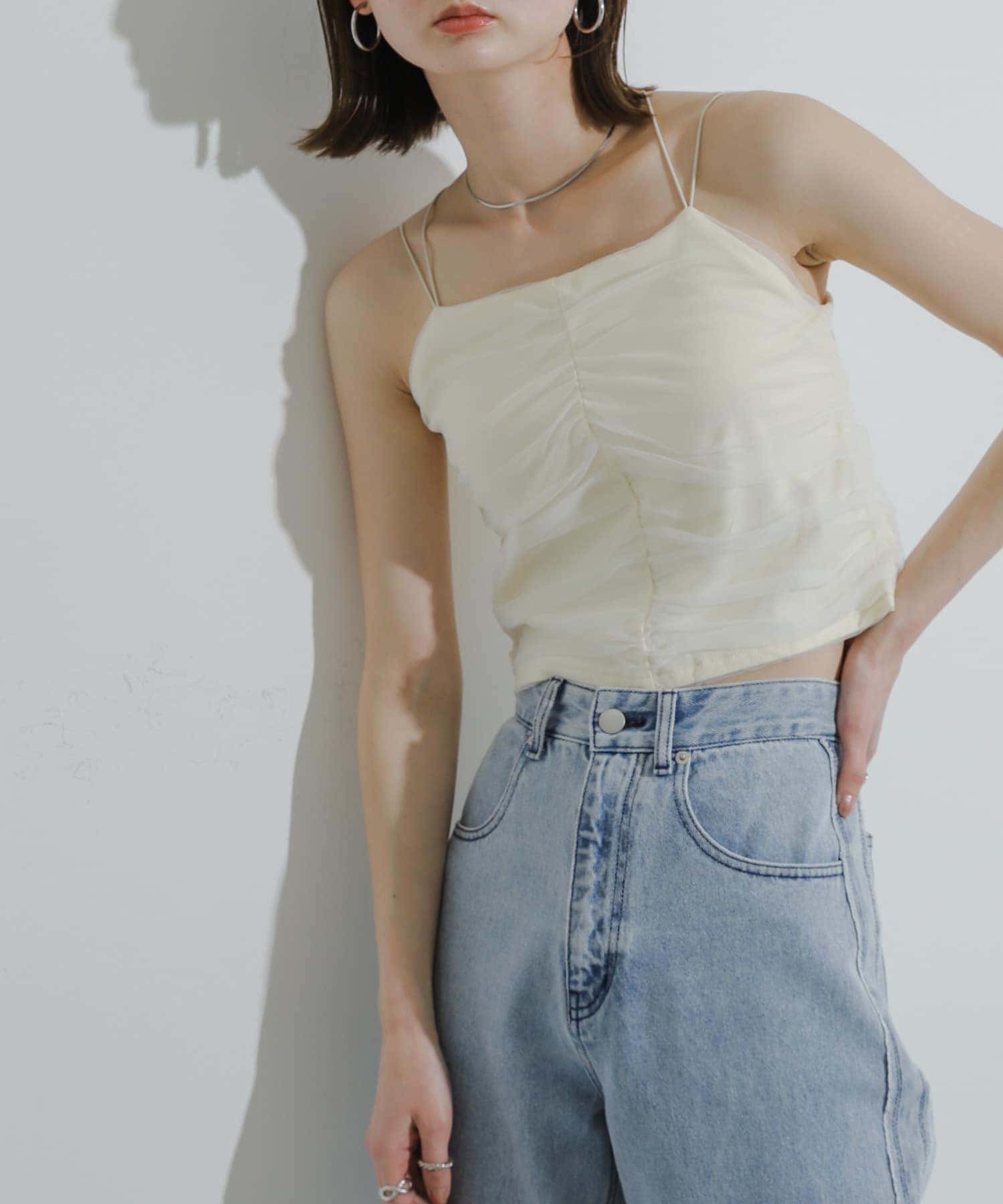 身長：169cm サイズ：one