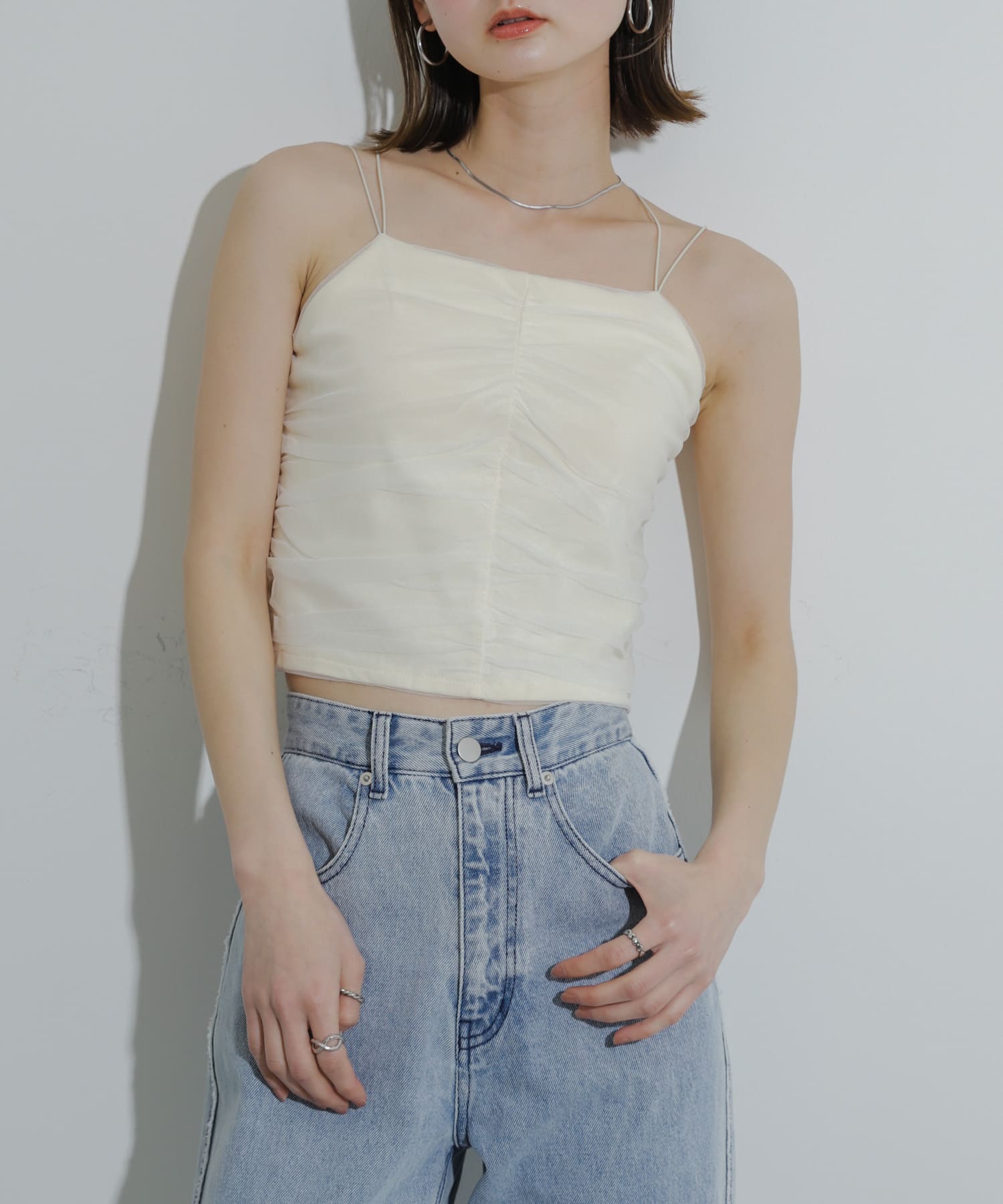 身長：169cm サイズ：one