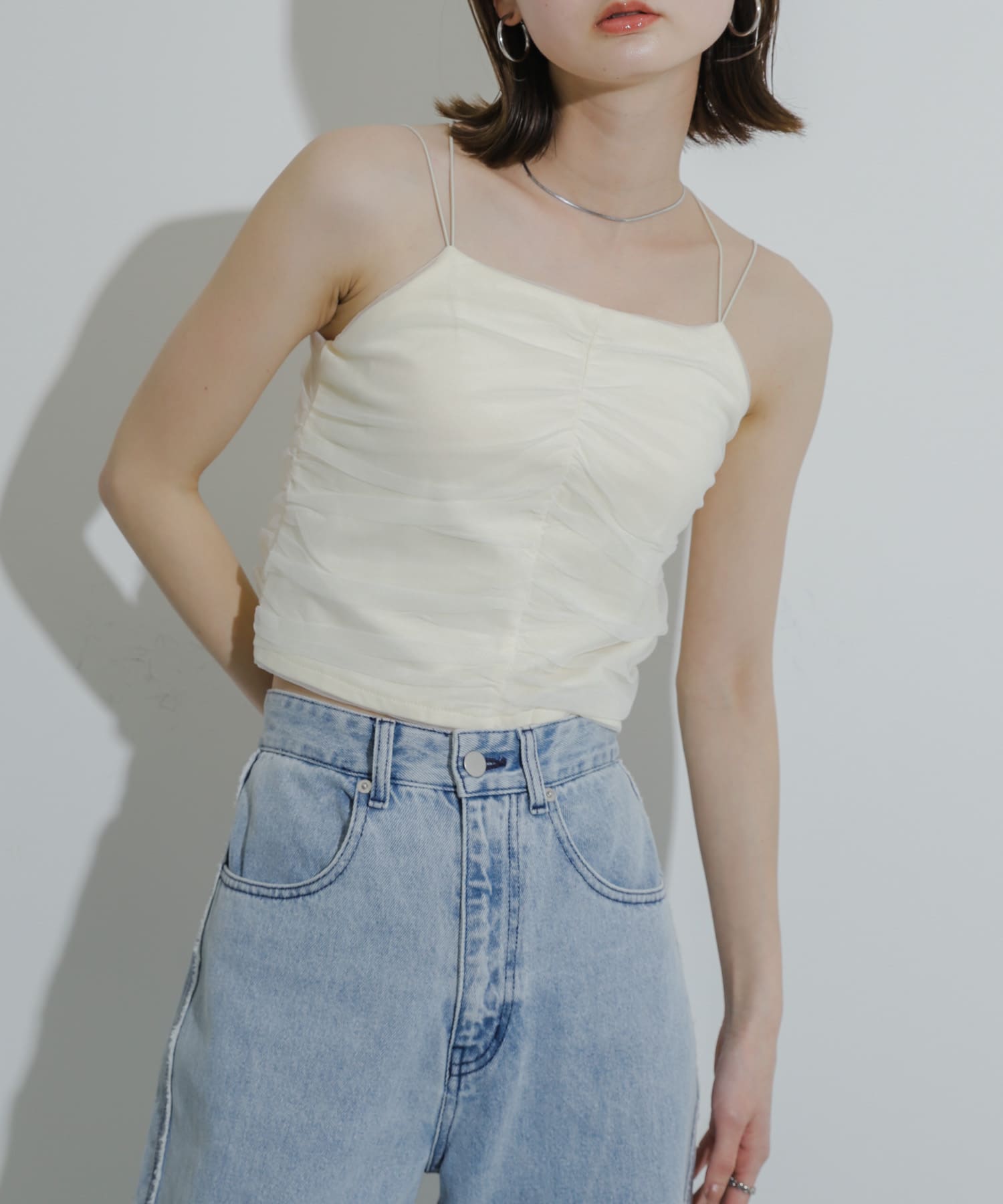 身長：169cm サイズ：one